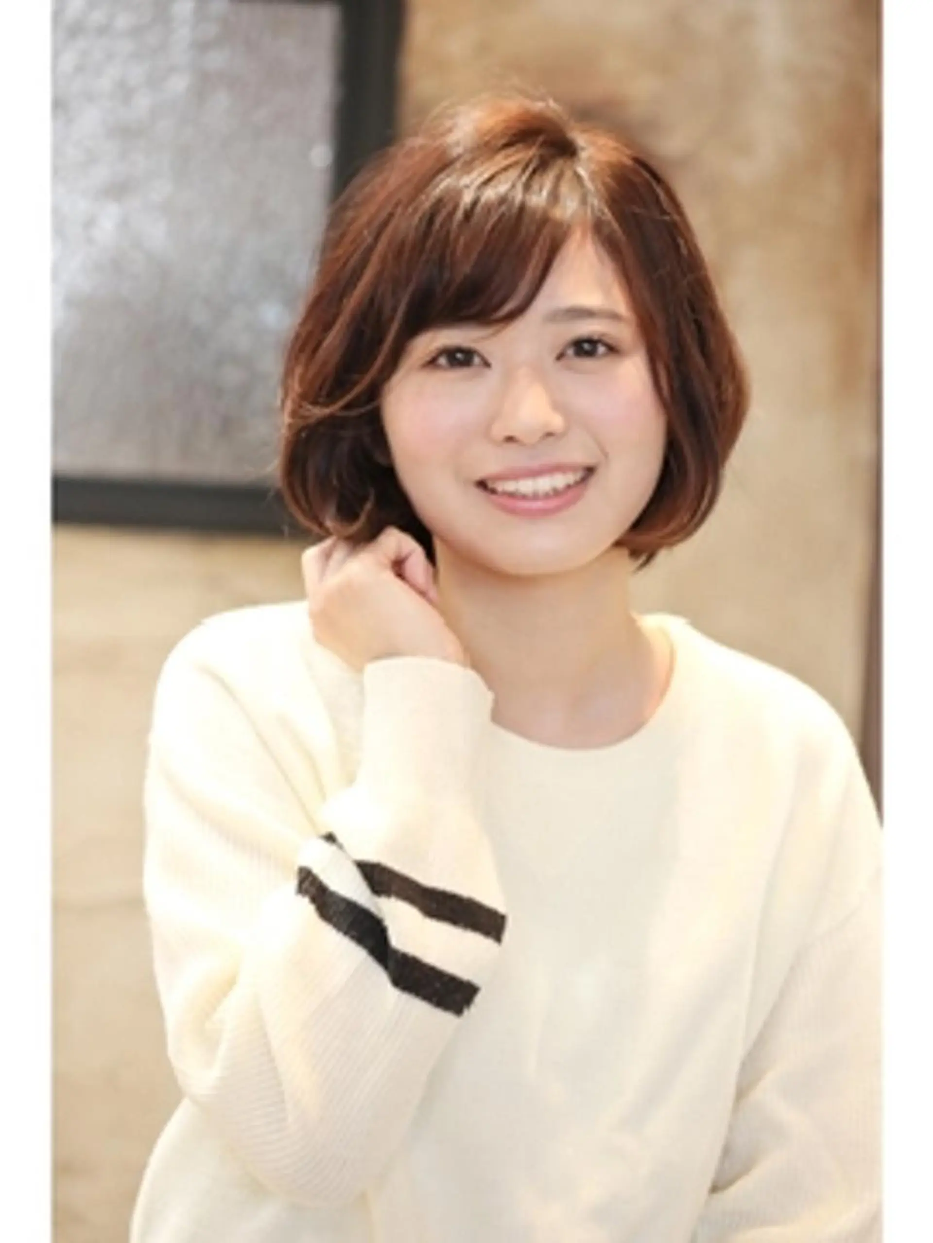 ミディアム カラー YASU🍎CUT 赤系カラー/ヘアケアのヘアスタイル