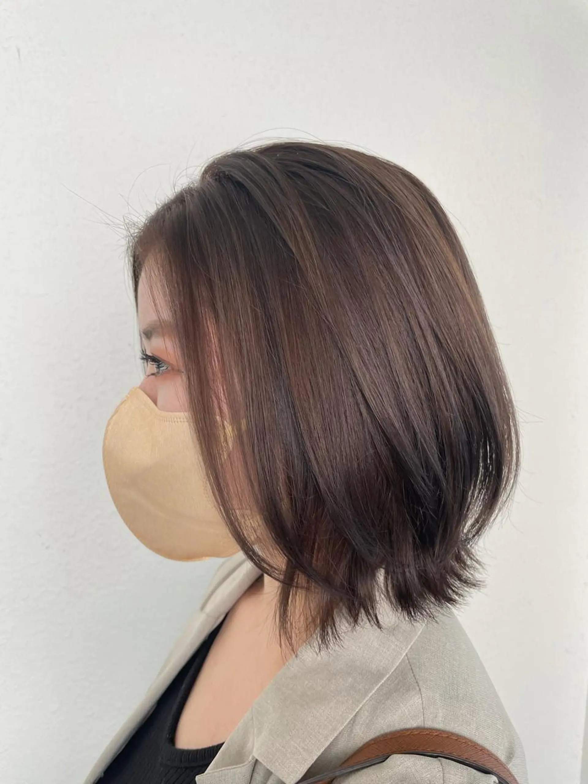 ミディアム カット ヘアカラー トリートメント ヘアセット 【店長】ショート 似合わせ🦩相羽里美のヘアスタイル