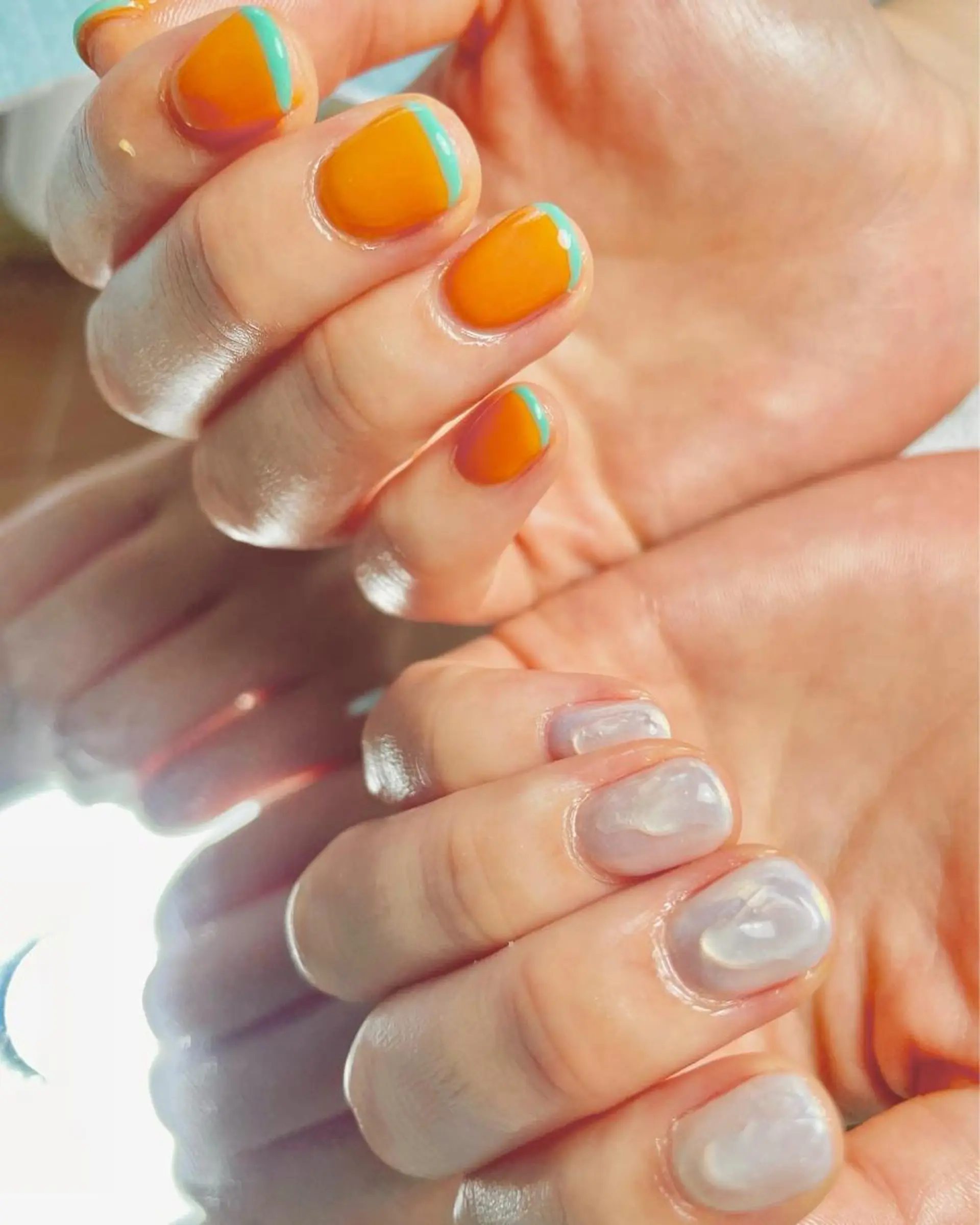 ネイル 持ち込み 加瀬 アンジェリーのネイルデザイン