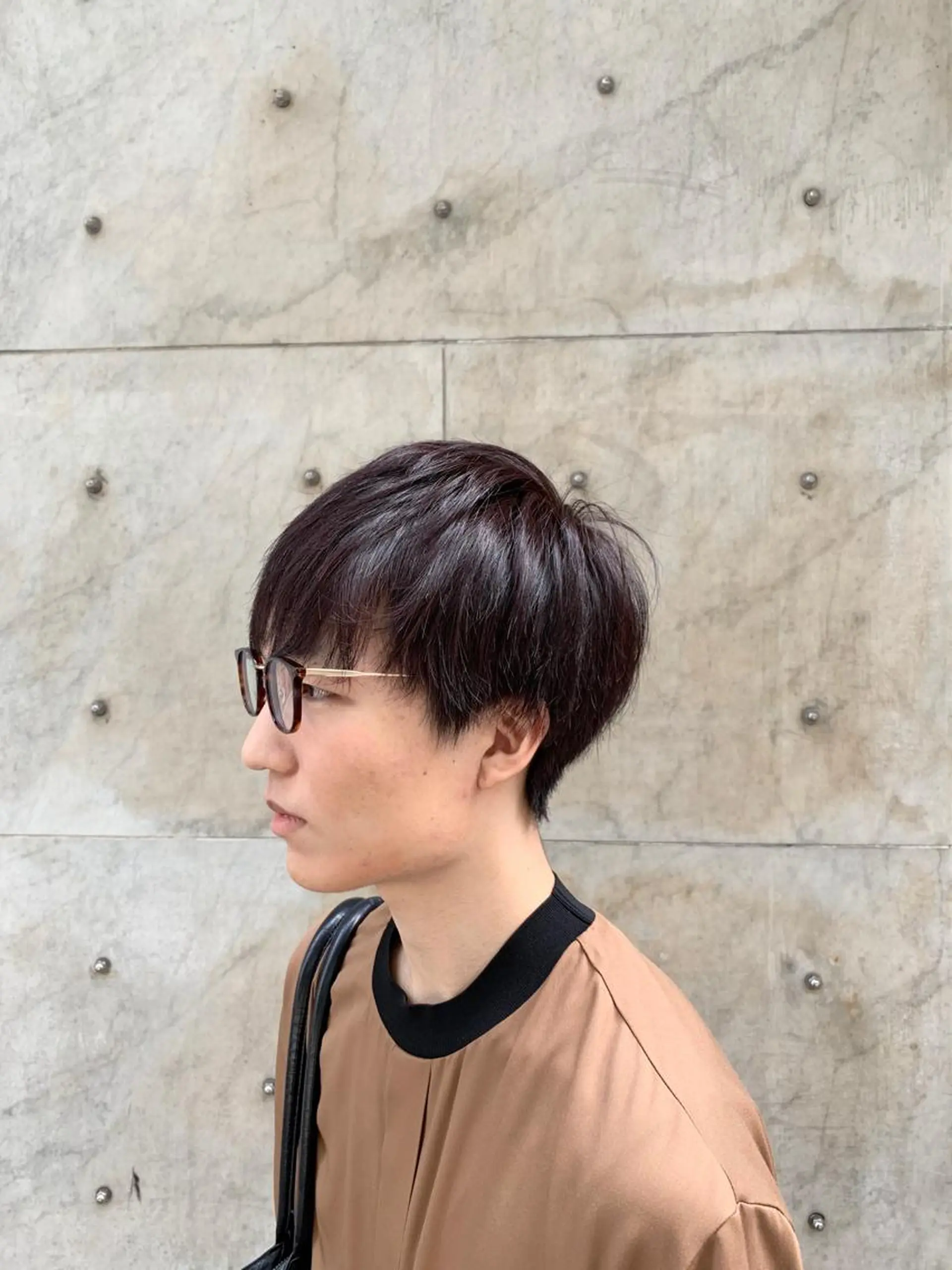 ショート カラー メンズ メンズバレイヤージュ メンズハイライト メンズハイトーン メンズインナーカラー アッシュ レイヤーカット/ 艶カラー/RYOMAのヘアスタイル