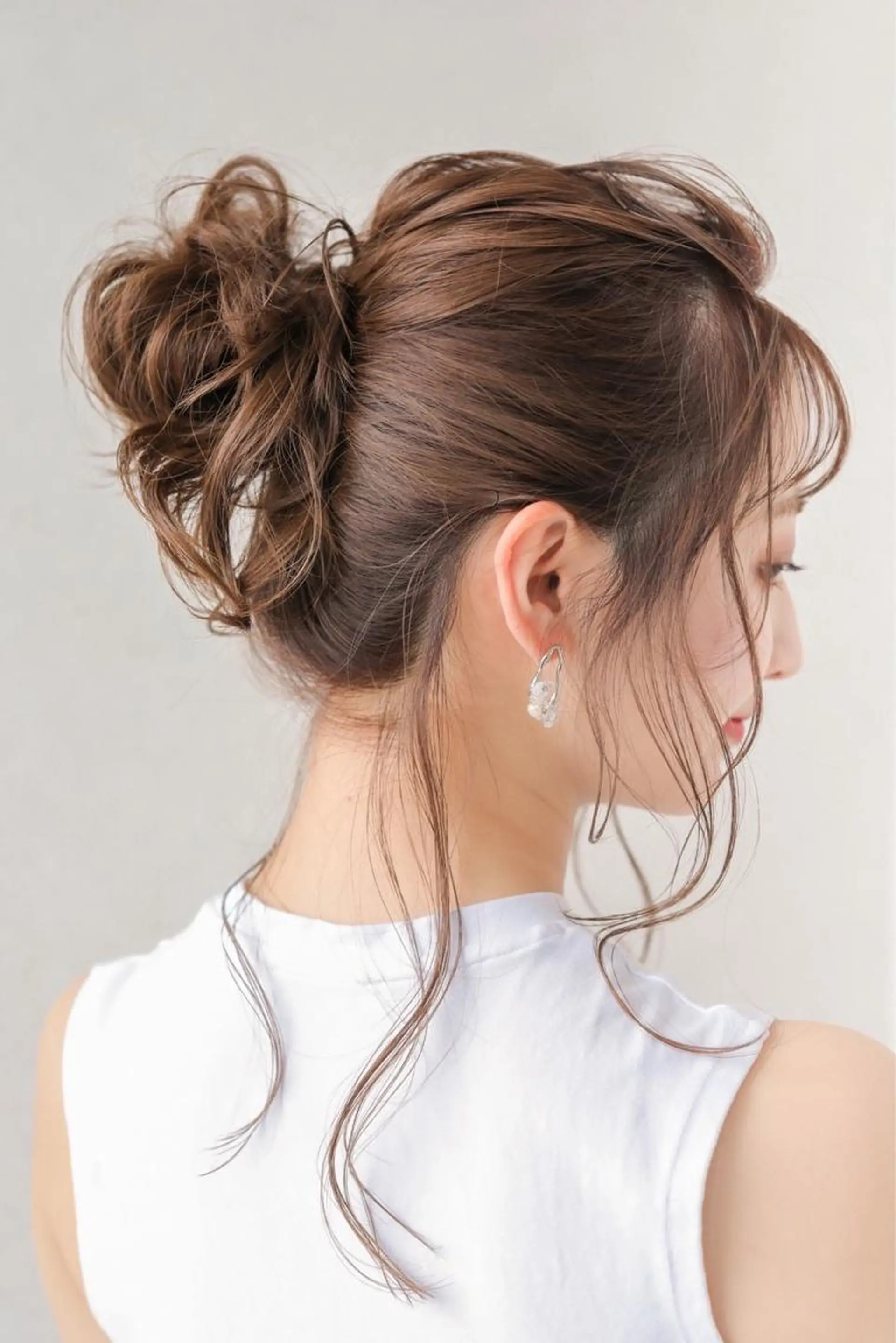 ロング ヘアアレンジ お団子ヘア ヘアセット crop es 茅ヶ崎所属・ヘアセット/髪質改善 🌿 長 若奈のヘアスタイル