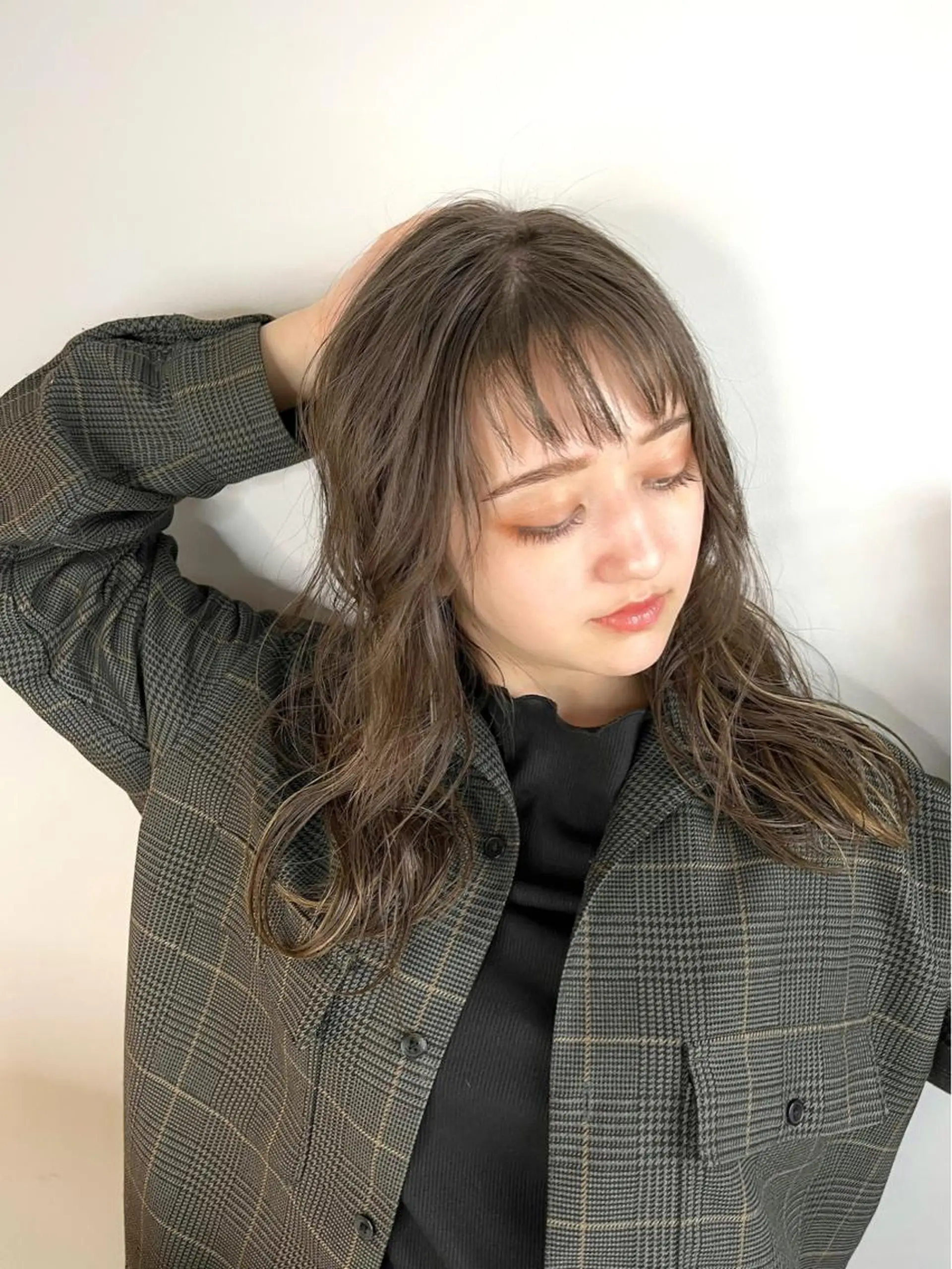 ミディアム カラー 奥山 沙季(大井町)のヘアスタイル