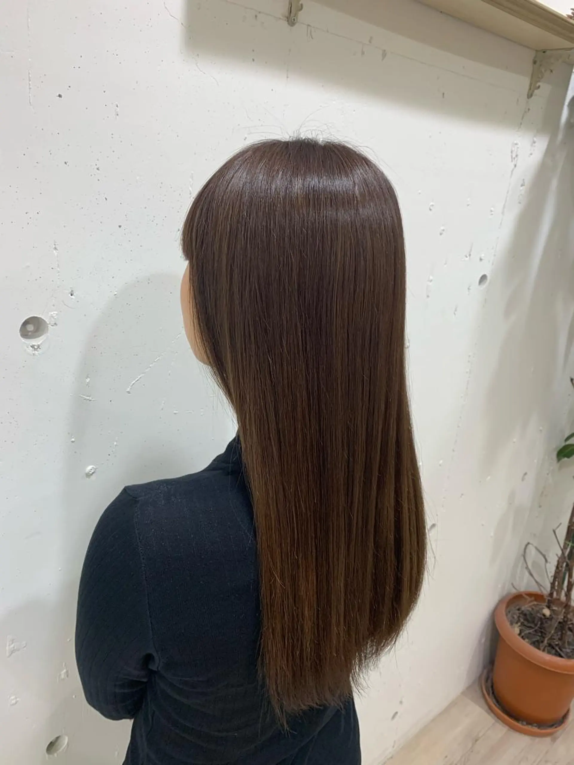 ロング カラー ベージュカラー ブリーチ カット ヘアカラー トリートメント 🍑艶髪✖️暖色系 ✨momoka🍑のヘアスタイル