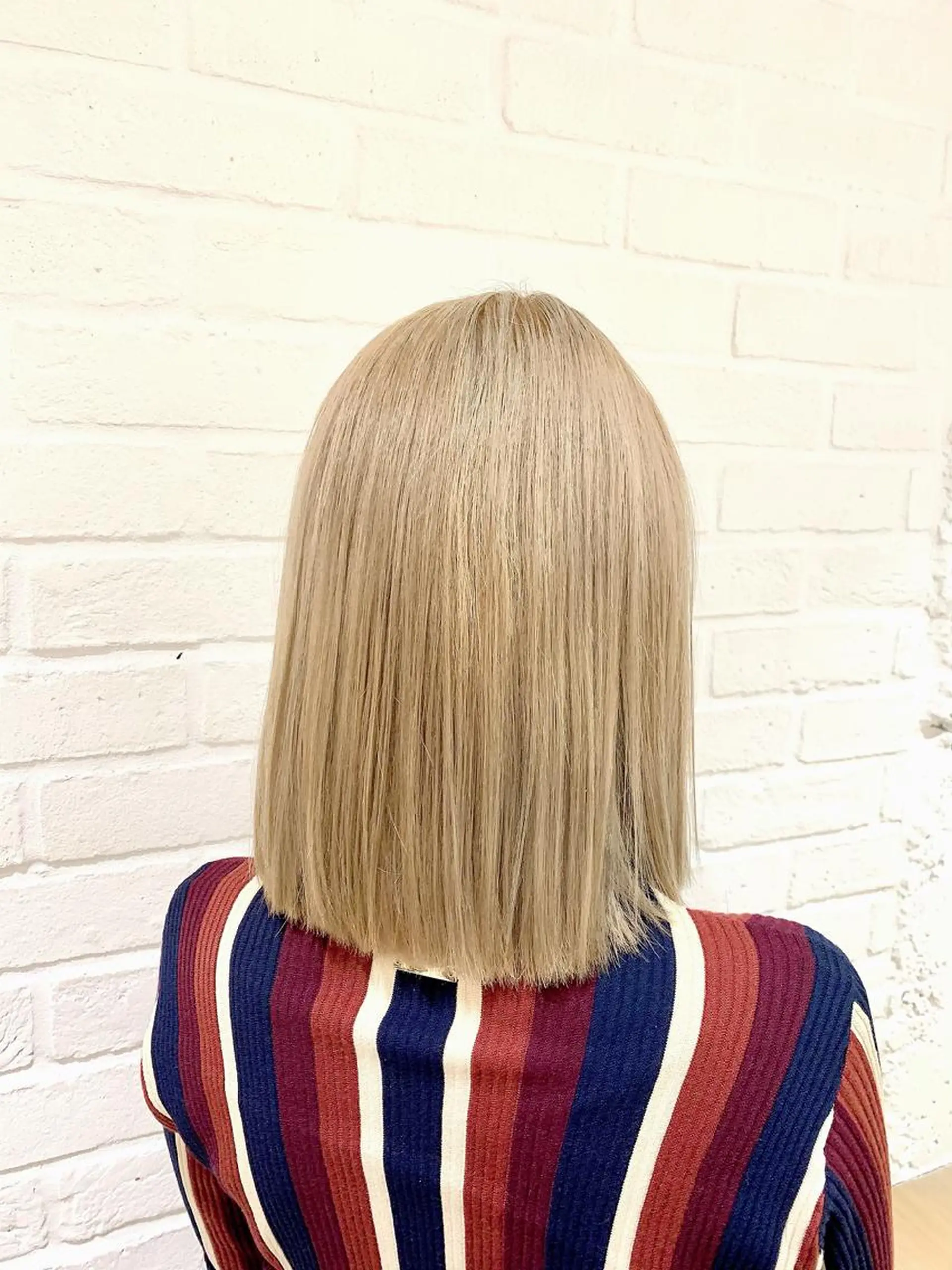 ミディアム カラー ベージュカラー ミルクティーベージュ ヘアカラー トリートメント 💛丁寧さNo.🥇 🧸片山智裕💛のヘアスタイル