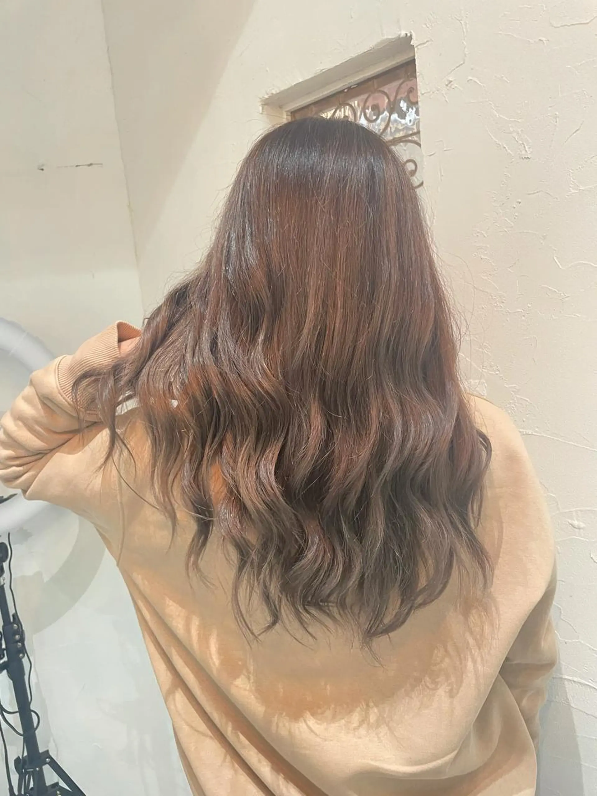 ロング カラー パーマ アディクシーカラー ベージュカラー グラデーションカラー ハイライトカラー ハイライト Men's hair salon First 中百舌鳥店所属・First なかもず 店 YUKIのヘアスタイル