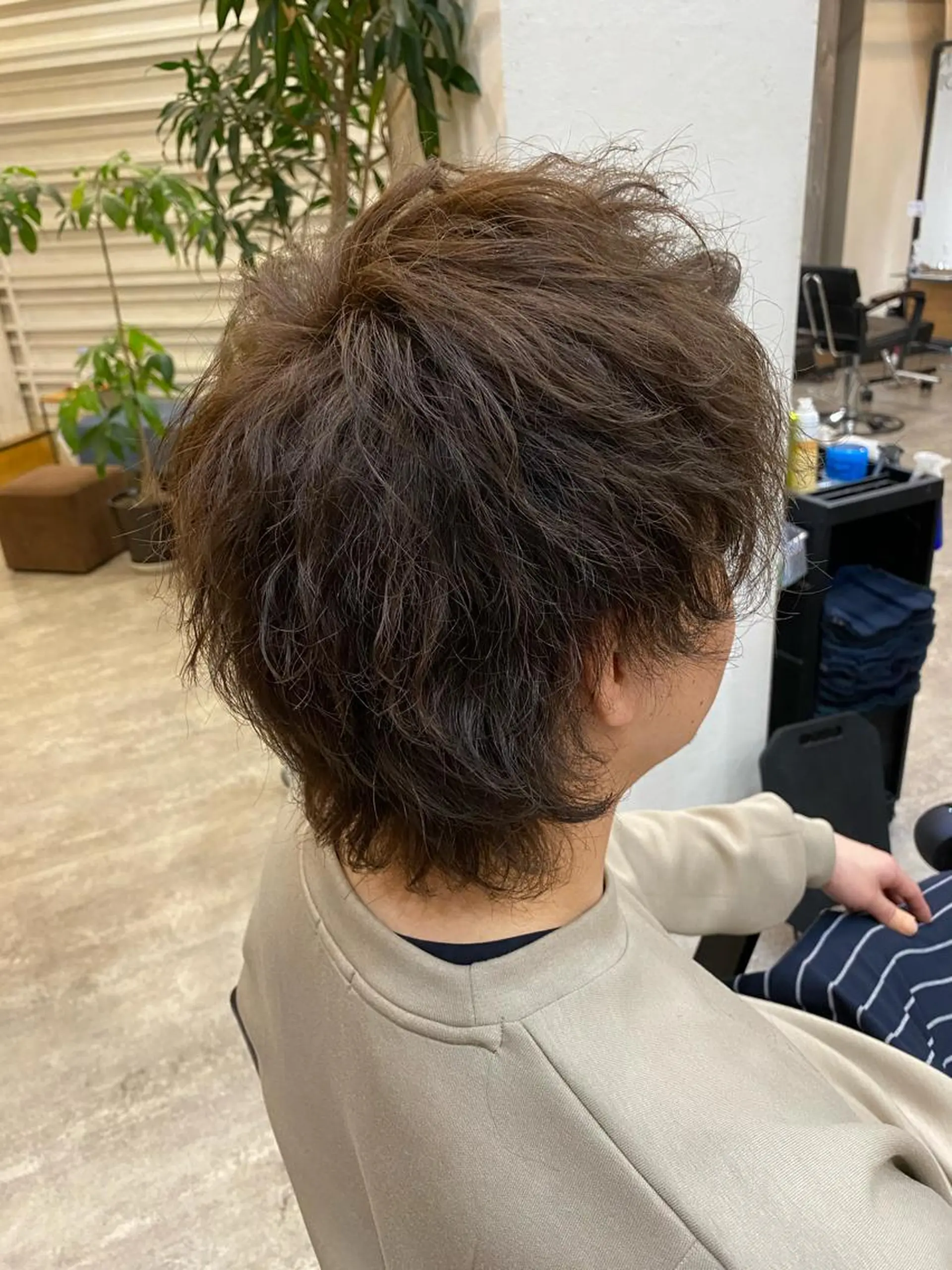 ミディアム パーマ メンズ 🟢NEGi🟣 🫧髪質改善のヘアスタイル