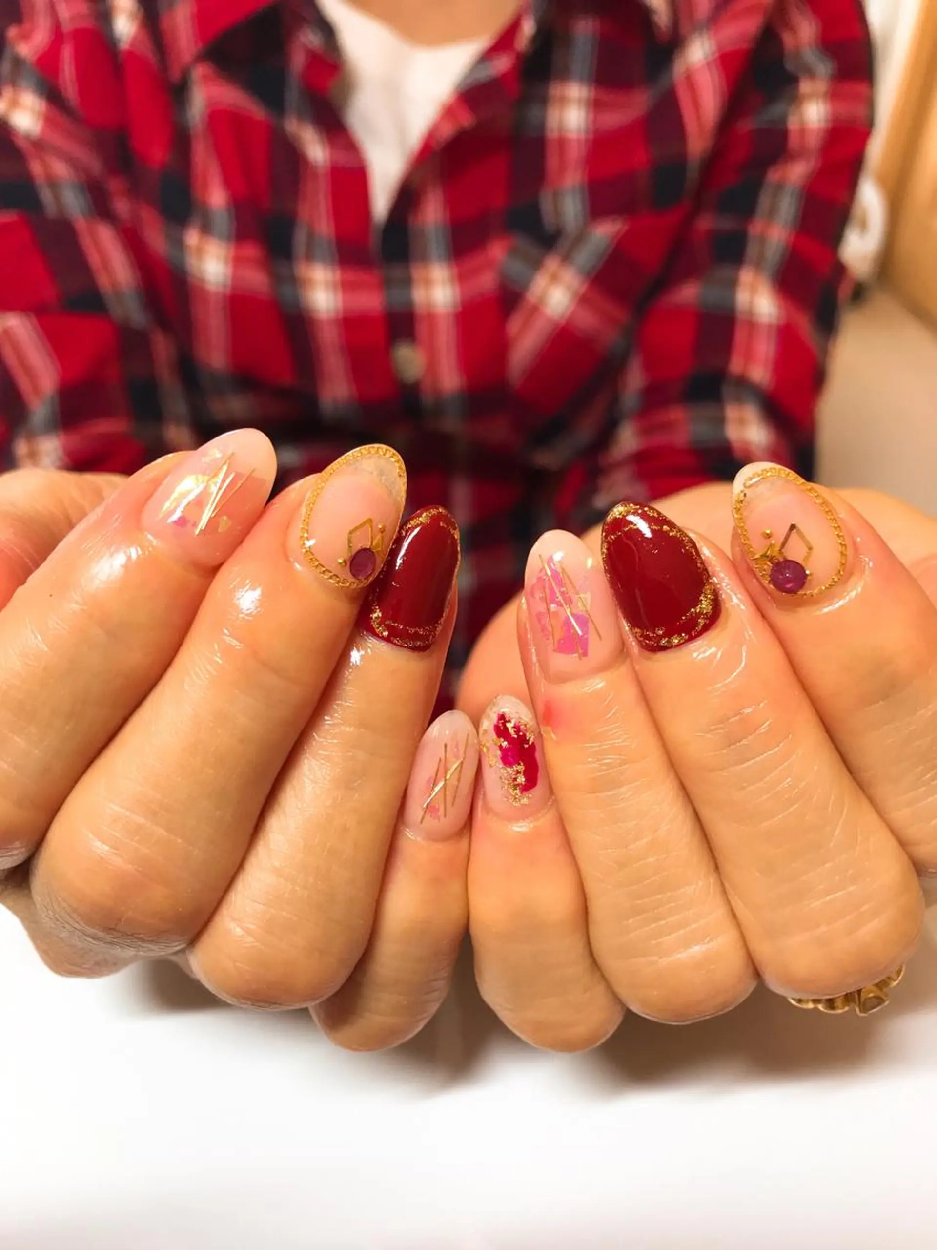 ネイル ハンドネイル 木槿所属・吉冨 光恵のネイルデザイン