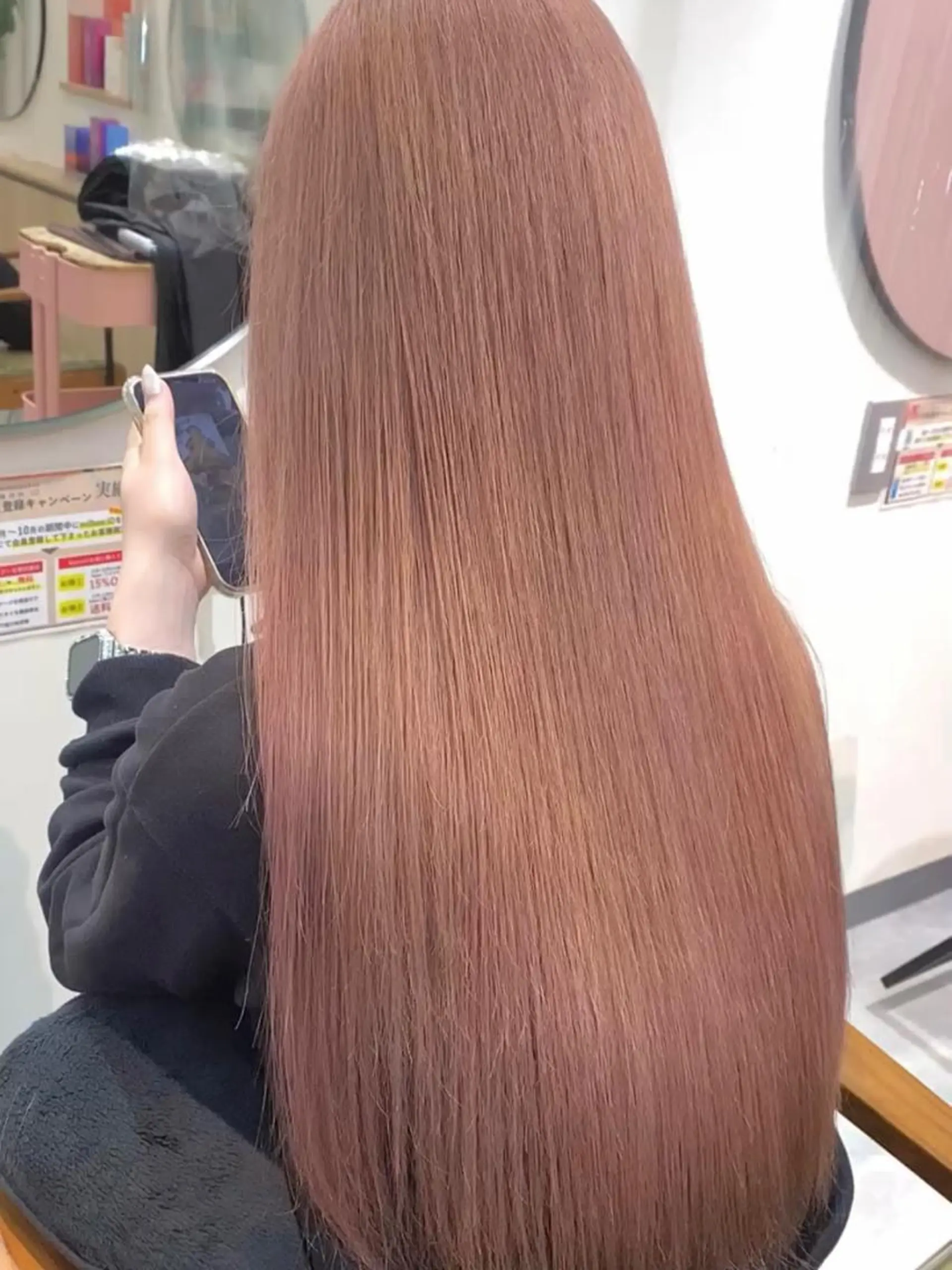 ロング カラー レッドカラー ヘアカラー トリートメント ヘアセット 💘カラー特化美容師 尾崎拓己のヘアスタイル