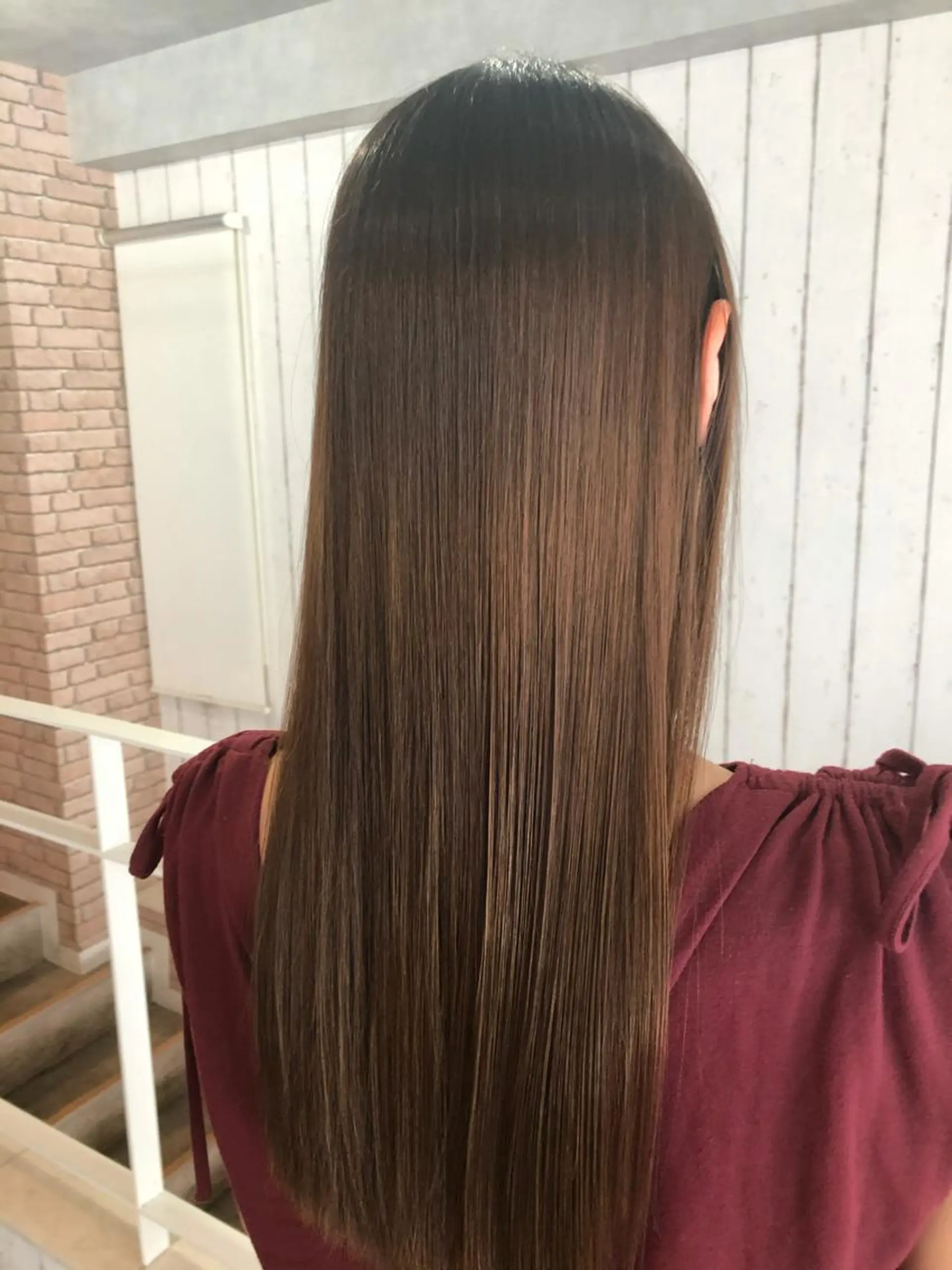 ロング カラー ヘアアレンジ MiU所属・韓国×髪質改善×美髪 縮毛矯正×レイヤーのヘアスタイル