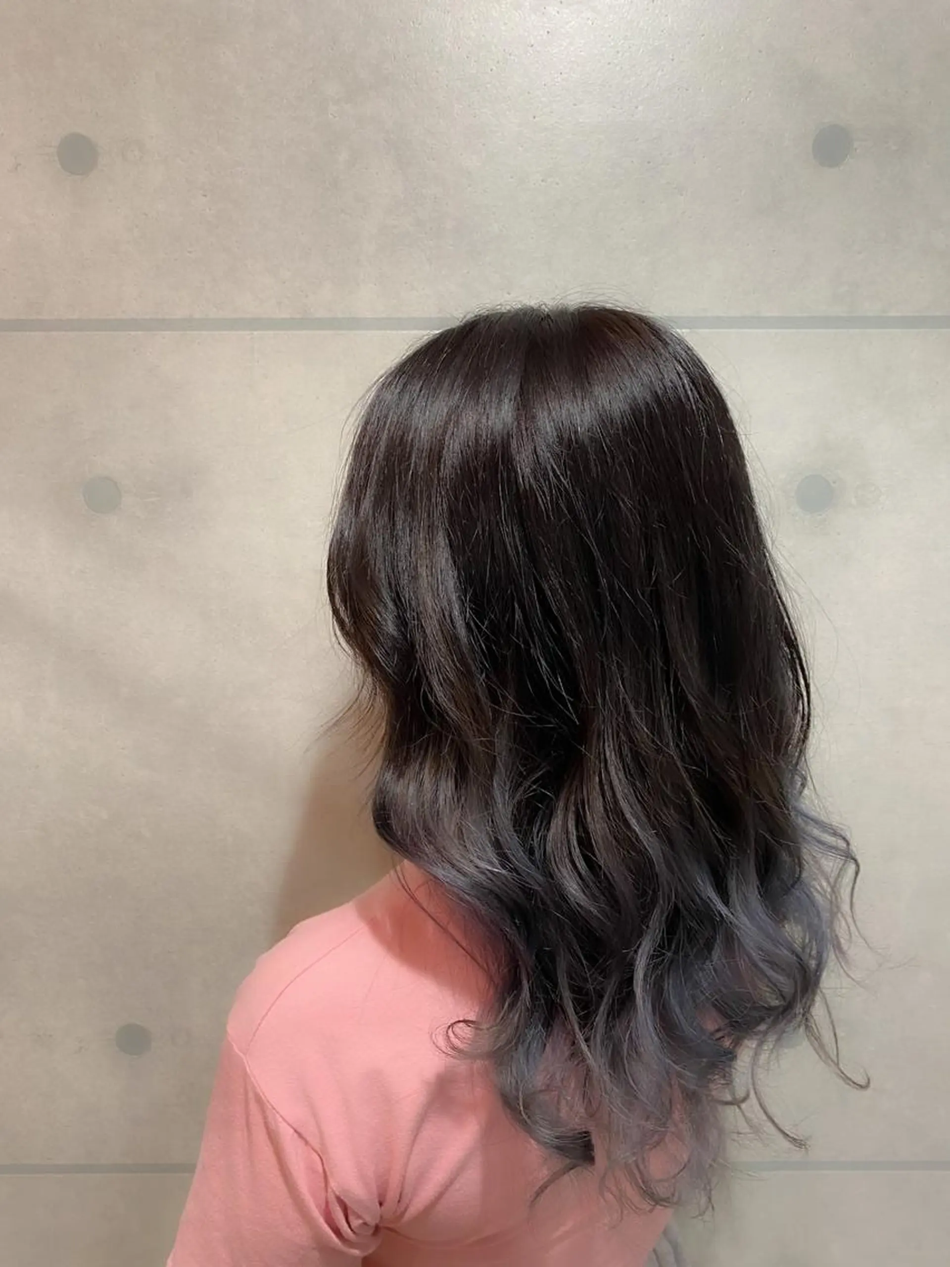 カラー ブリーチ グラデーションカラー モデル募集中🤍🫧 舘田　千乃のヘアスタイル