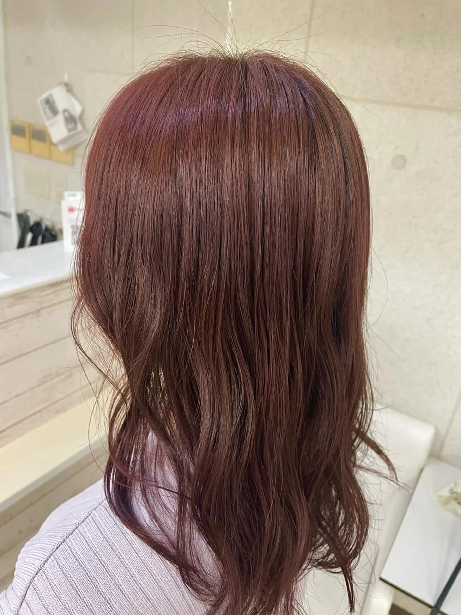 ミディアム カラー 簡単スタイリングヘア 💫ﾖｺﾊｼのヘアスタイル