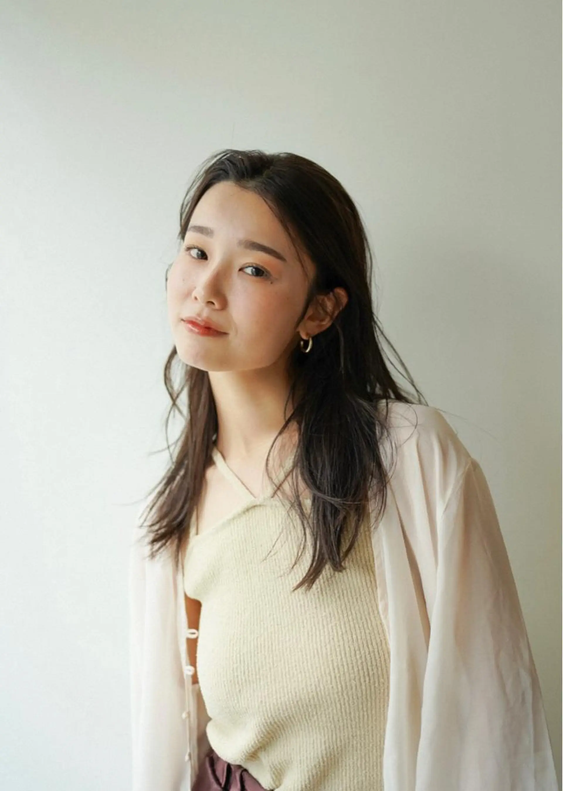 セミロング カラー THE DAY所属・AKI HASHIMOTOのヘアスタイル