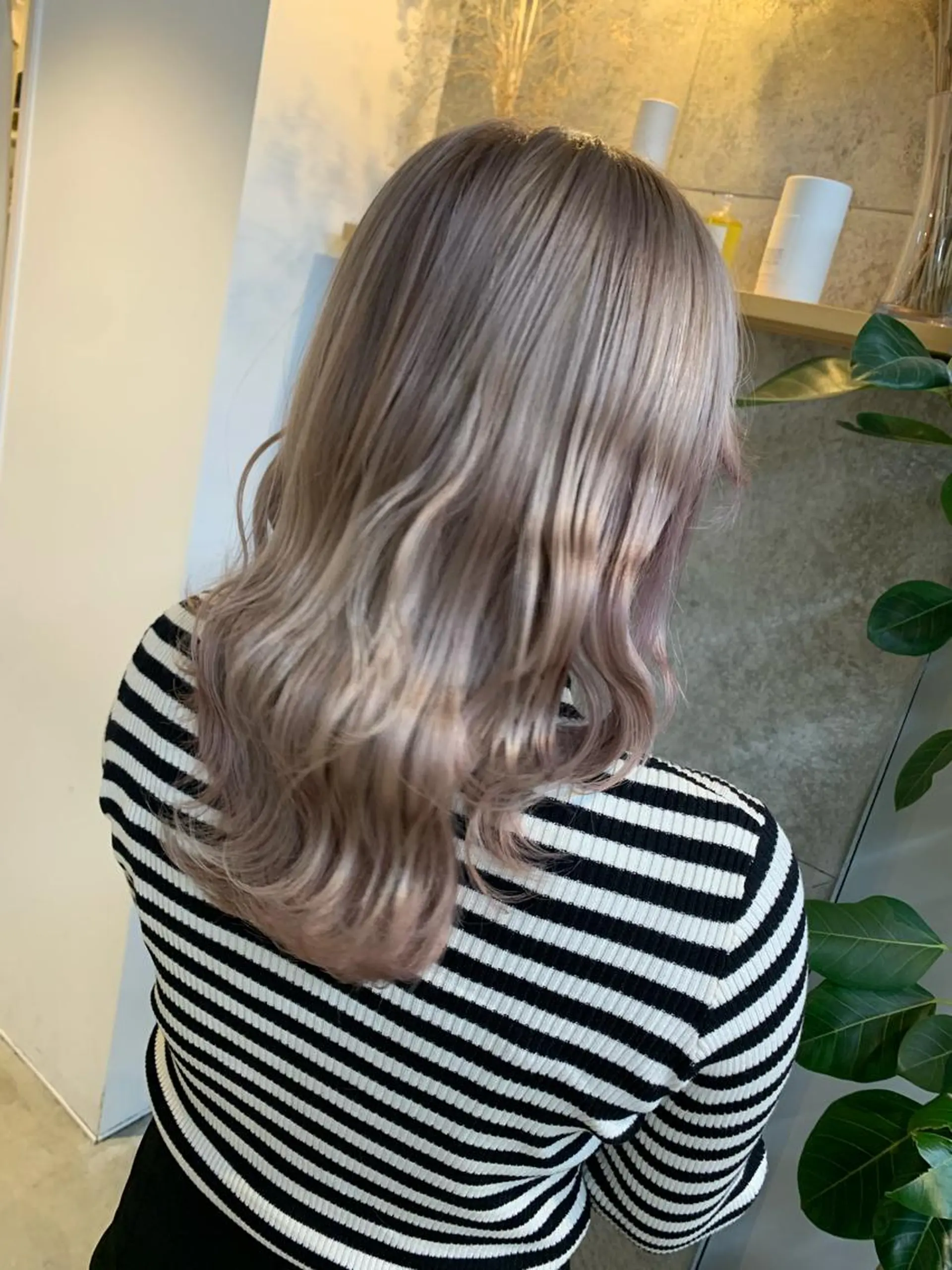 ロング ヘアカラー トリートメント 天野 開のヘアスタイル