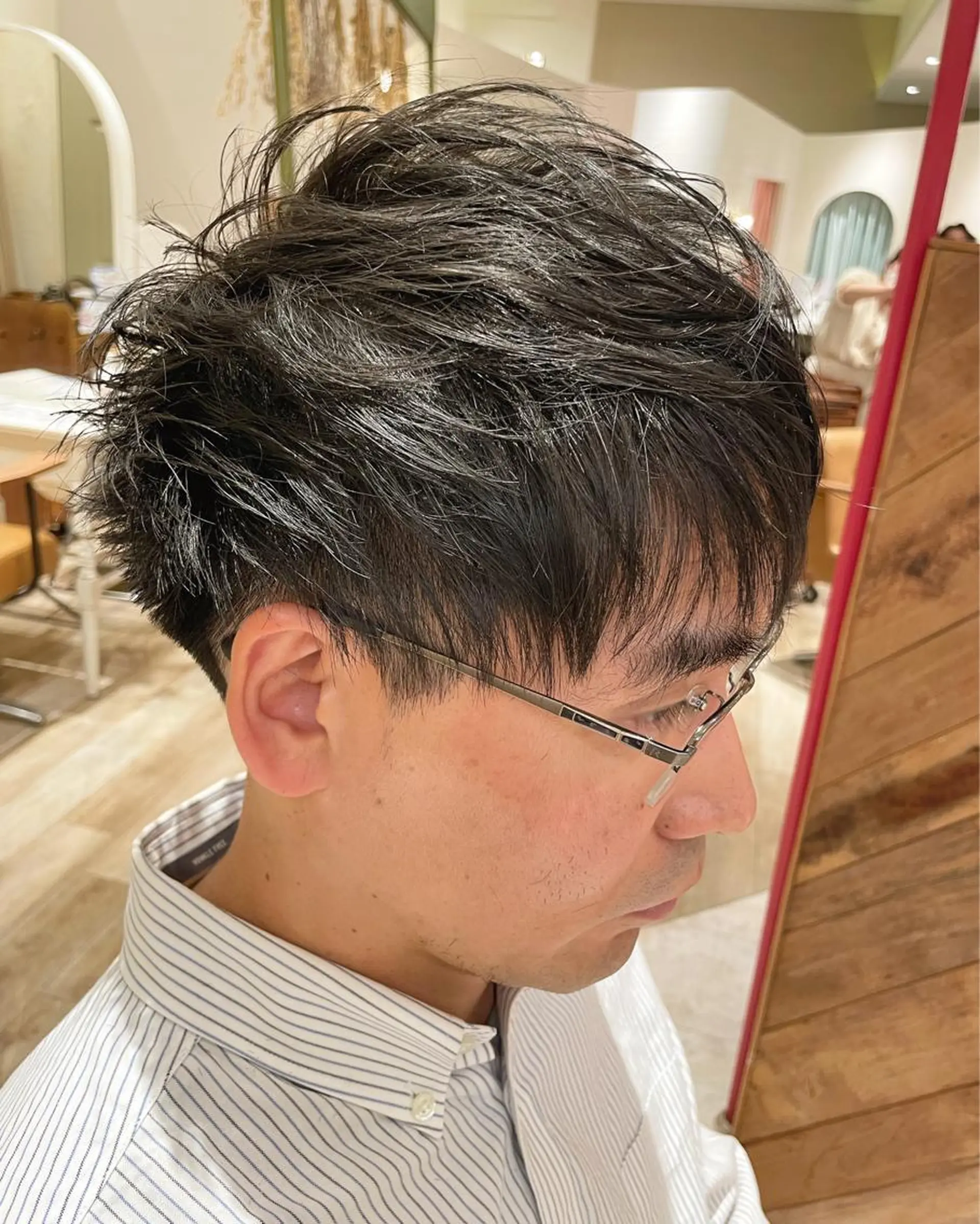 メンズ ツーブロック 韓国風レイヤーカット 🇰🇷❕モカのヘアスタイル