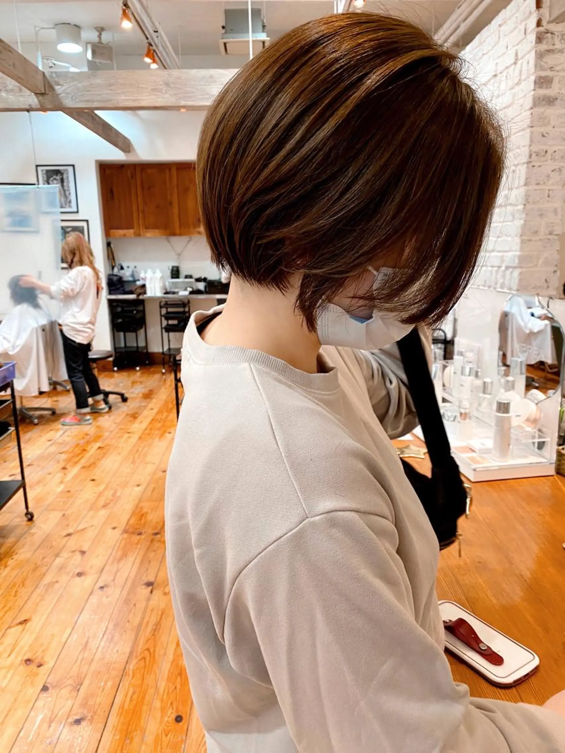 ショート カラー カット特化柏駅 徒歩3分LOUのヘアスタイル