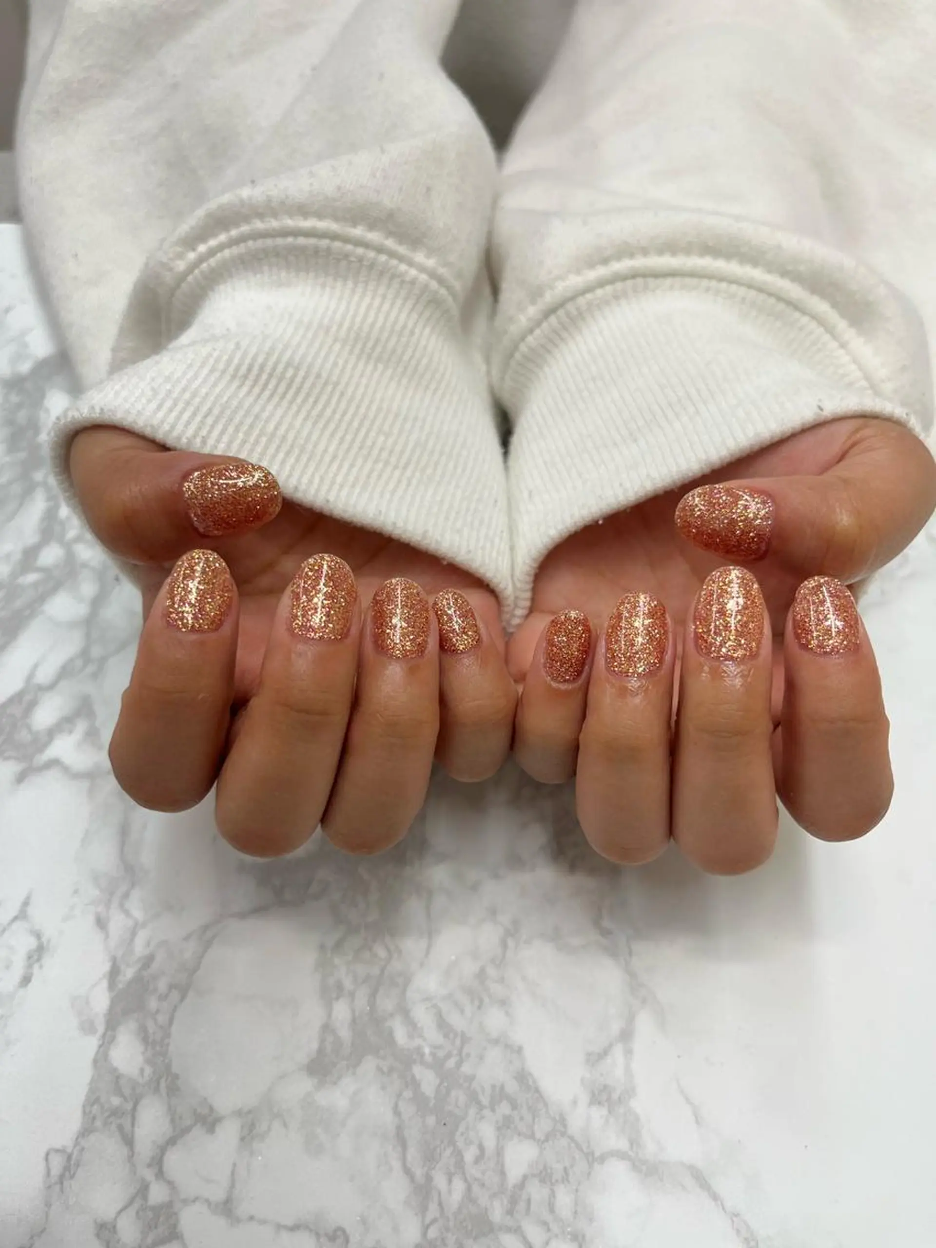 ネイル ラメ(グリッター) ワンカラーネイル éclat-nail salon-所属・松本 ゆみかのネイルデザイン