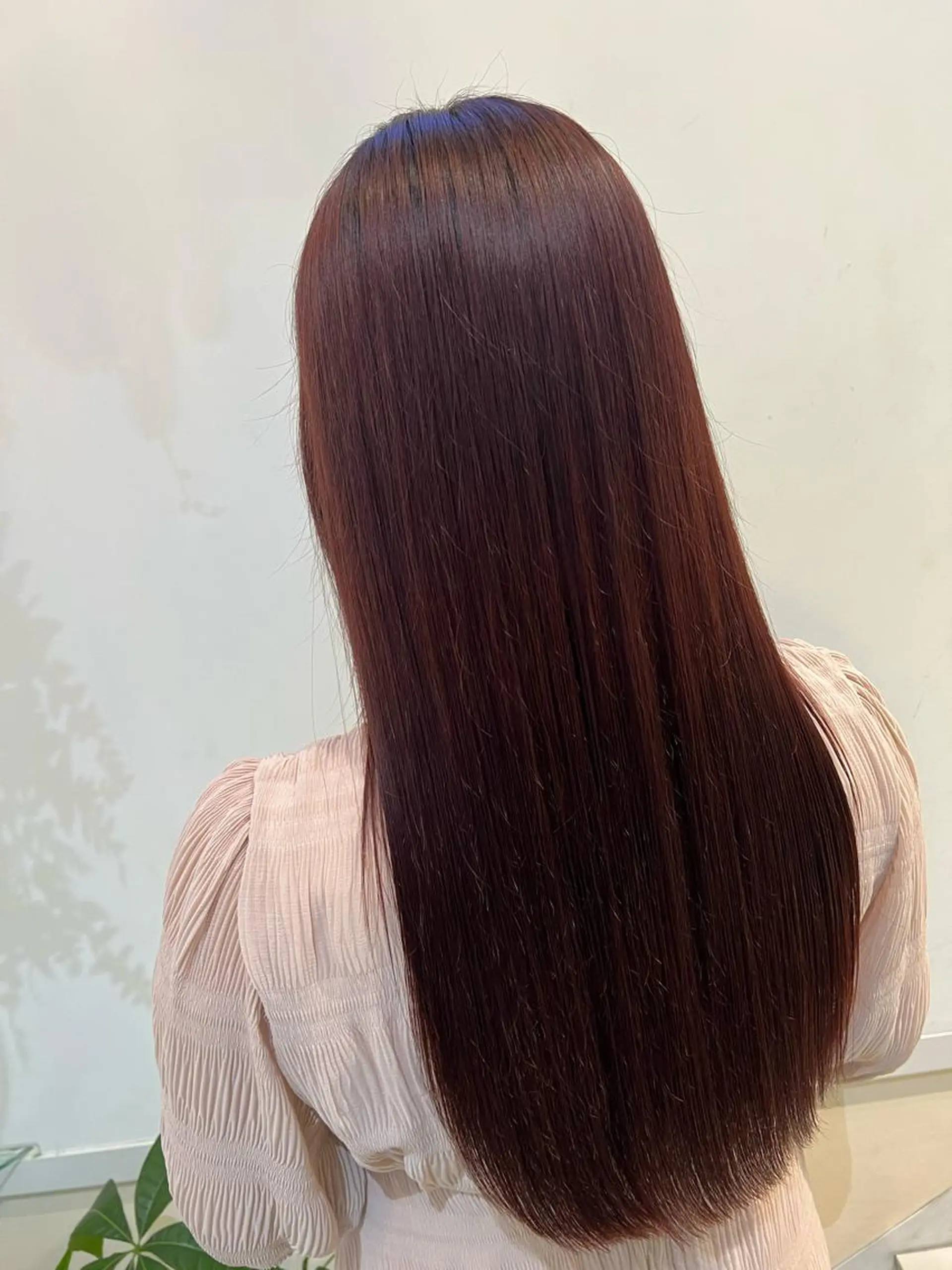 カラー ブリーチしない暖色 カラー🥀杉 優菜のヘアスタイル