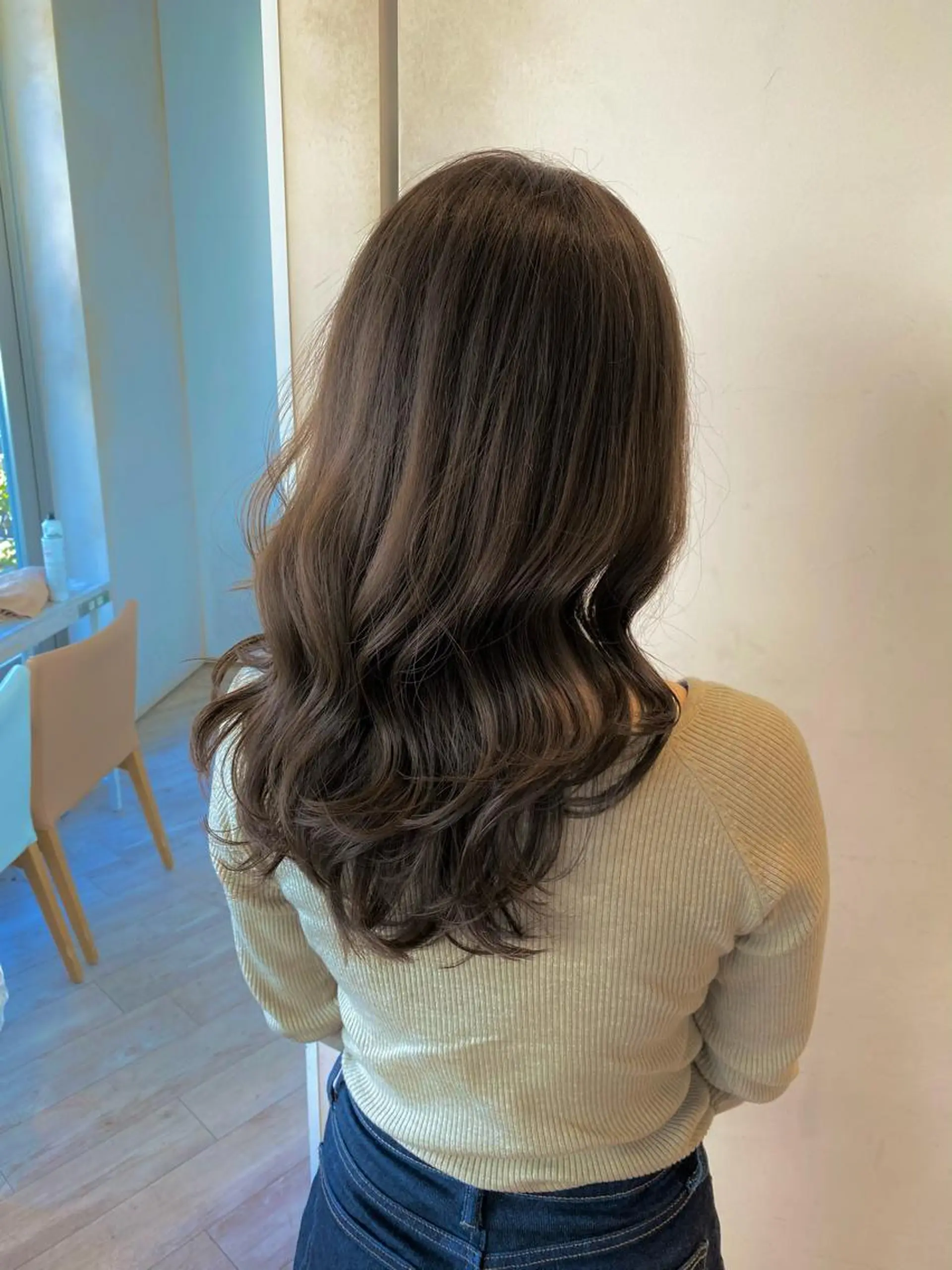 ロング カラー On所属・顔まわりカット🌟 くびれヘア/寺門遥輝のヘアスタイル