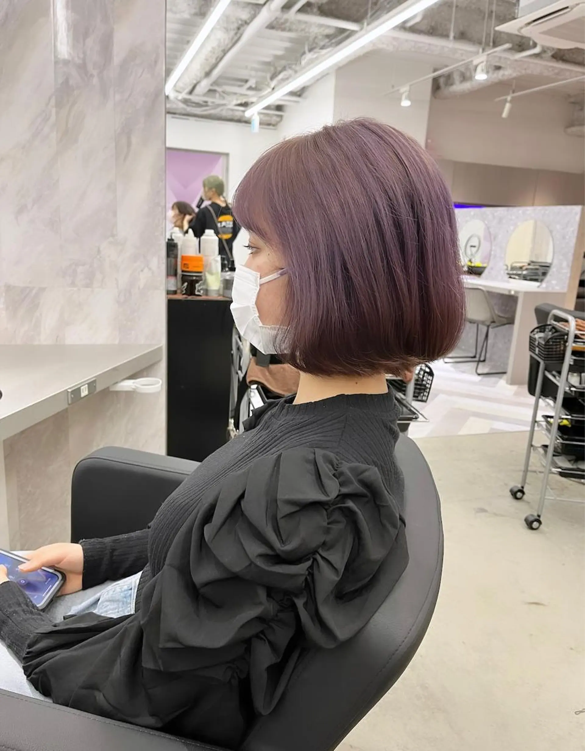 ショート karin💋海外風 ハイトーン/レイヤーのヘアスタイル