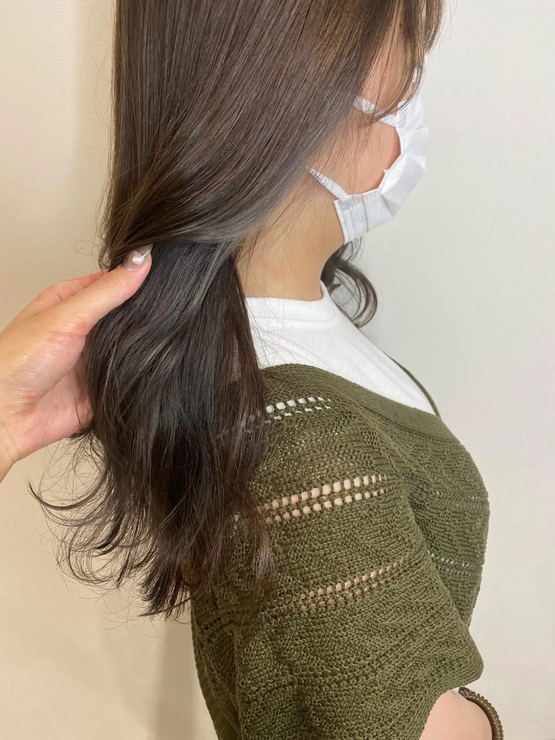 ロング ヘアカラー トリートメント 林 美月のヘアスタイル