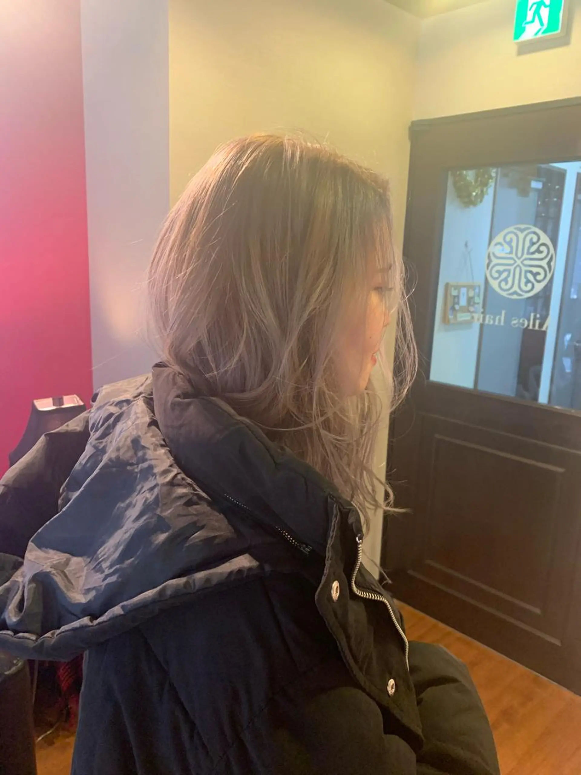 セミロング カラー hair salonyuri所属・ヘアサロンユリ もりたきょうこのヘアスタイル