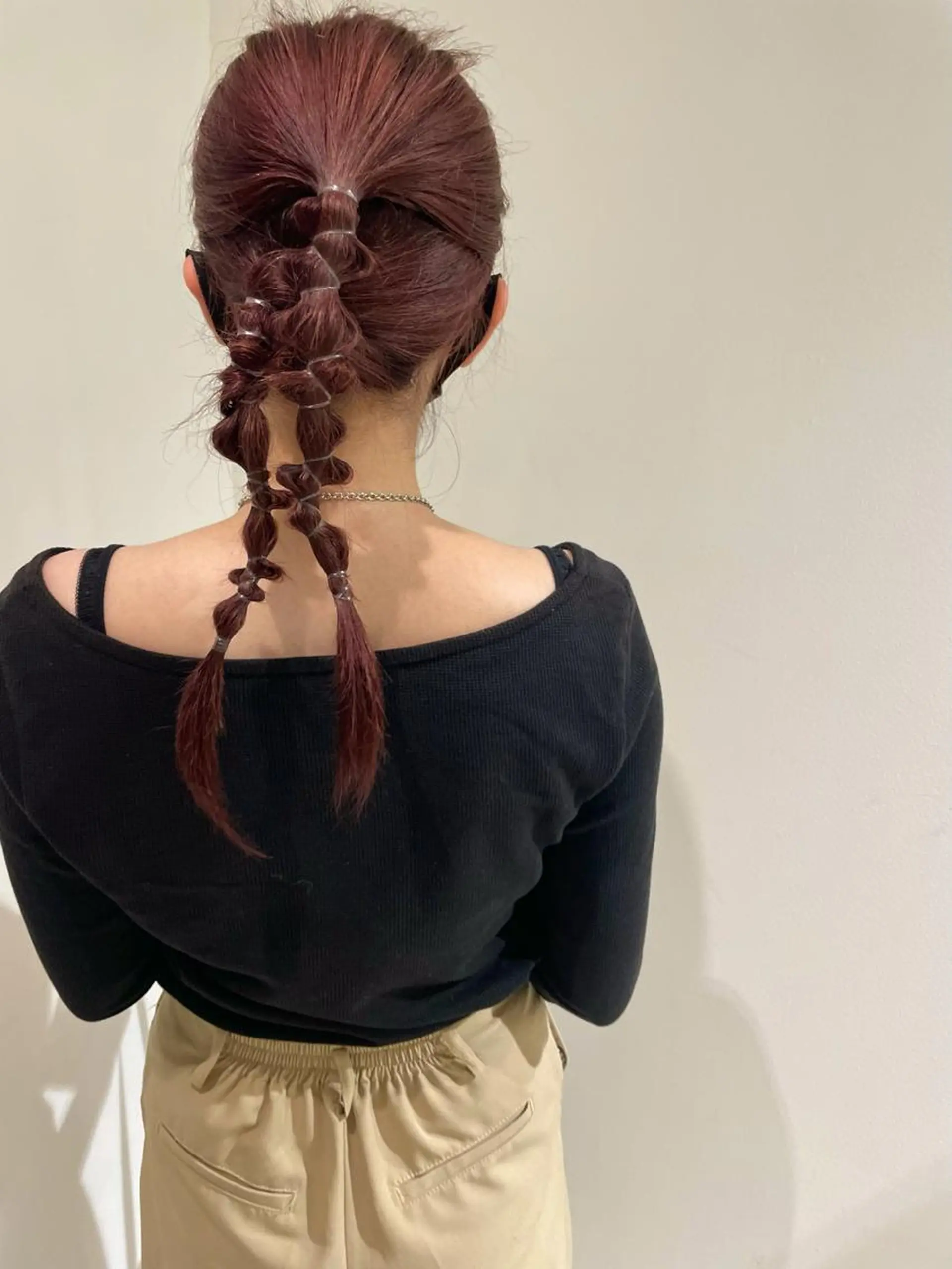 ロング カラー ヘアアレンジ ローズカラー 簡単アレンジ ブリーチ/レイヤー 🌻Mutsumiのヘアスタイル