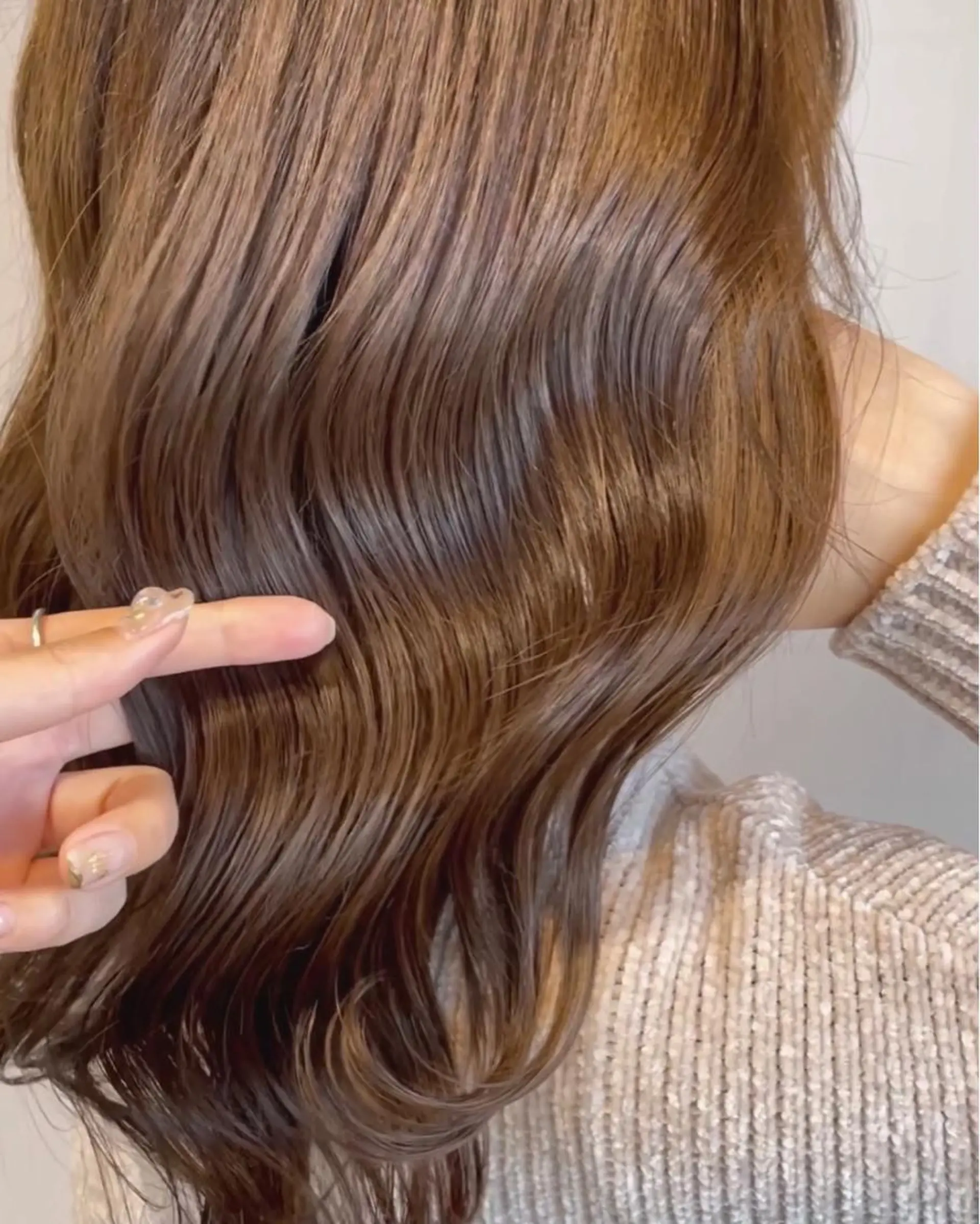 セミロング カラー ヘアアレンジ ヘアカラー 徳永 実沙のヘアスタイル