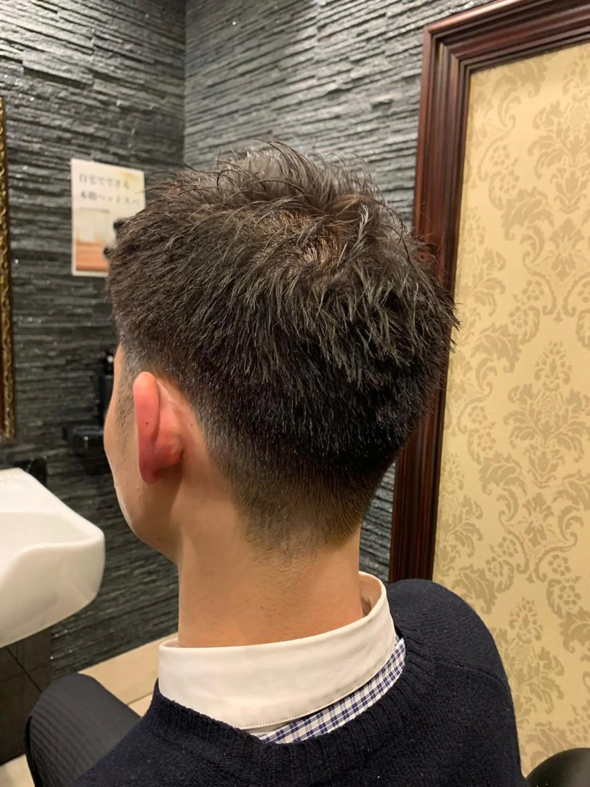 ショート メンズ ヒロ銀座 バーバーショップ神楽坂所属・ひらお あおとのヘアスタイル