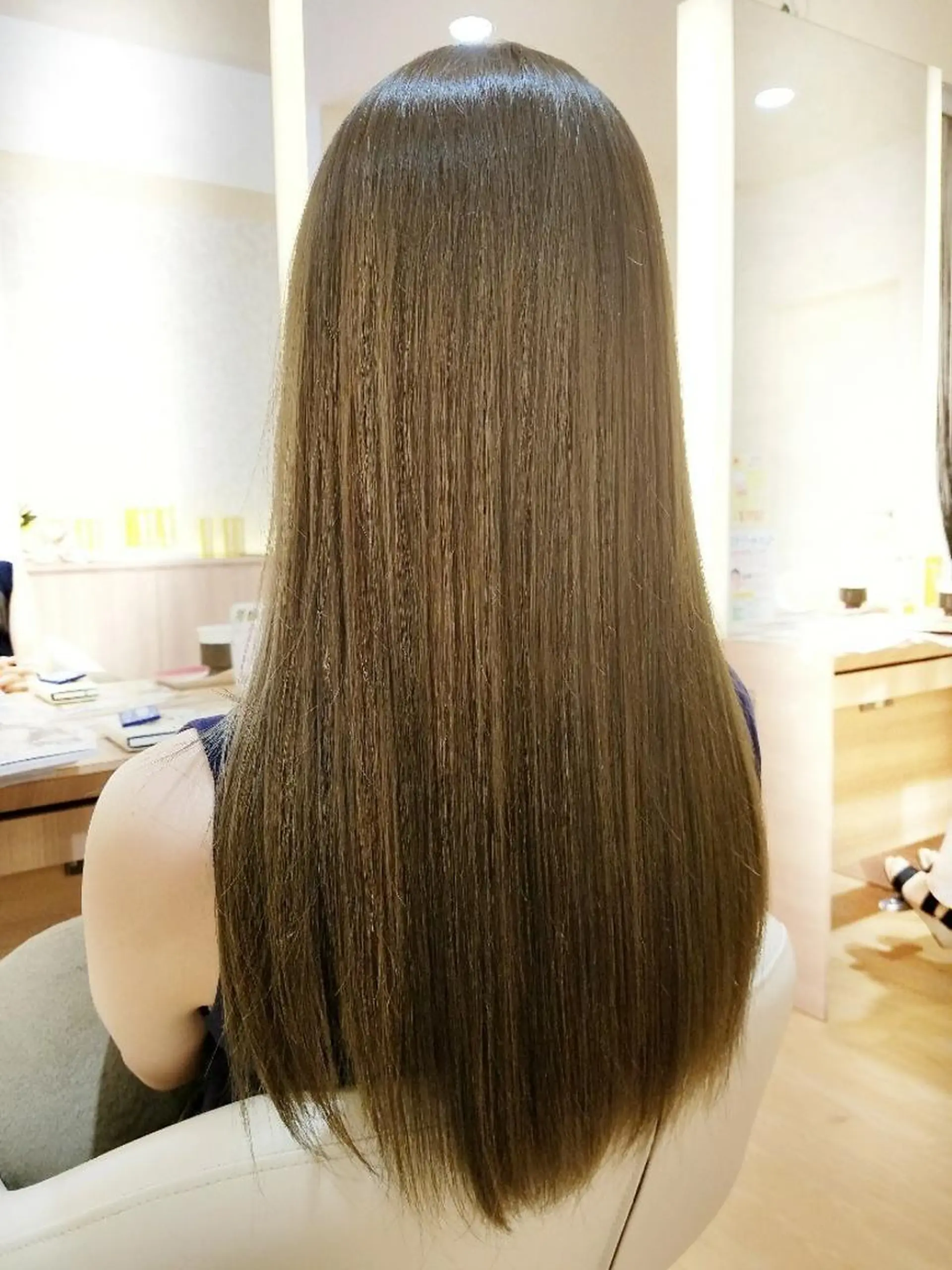 ロング パーマ ロング ストレートパーマ 髪質改善/ハイライト 小林秀樹のヘアスタイル