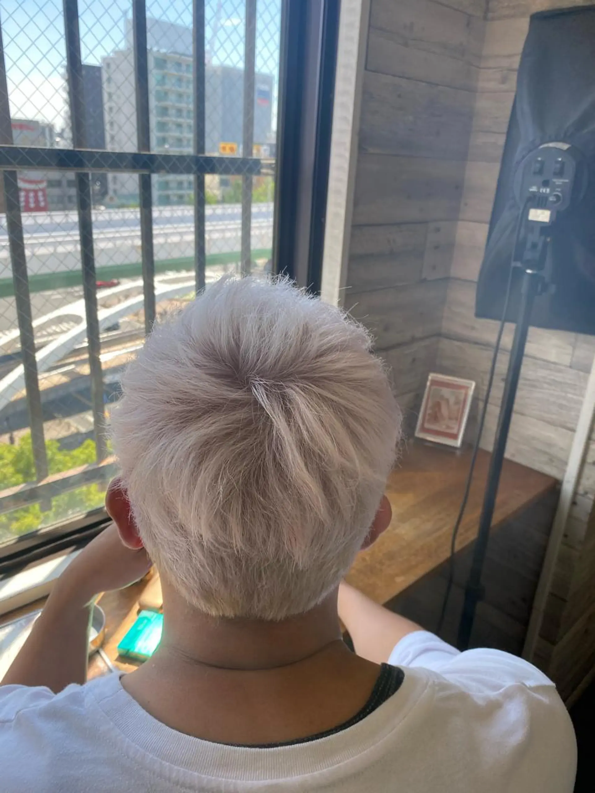 ショート カラー メンズ カット ヘアカラー hair make FOX所属・ﾊｲﾗｲﾄ/ﾚｲﾔｰ ｶｯﾄ/大嶽謙のヘアスタイル