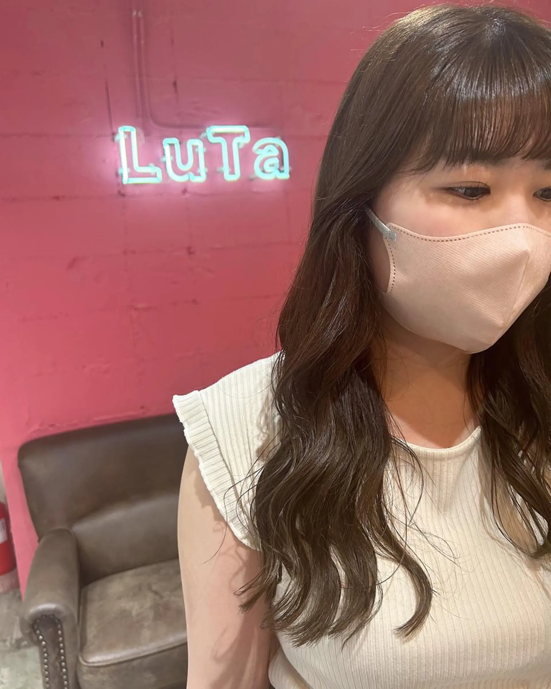 ロング カラー ヘアカラー トリートメント ☁️透明感カラー☁️ Reikaのヘアスタイル