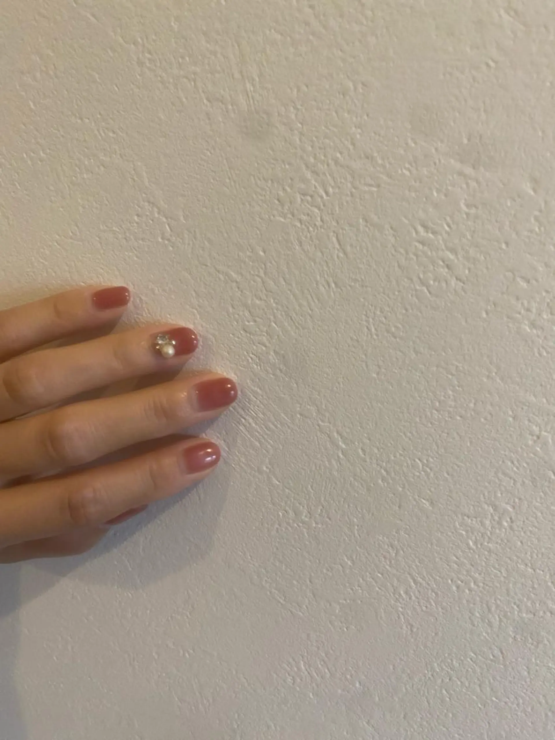 ミディアム ネイル アートネイル ストーンネイル ハンドネイル Nail Salon NANO所属・美爪&巻き爪ケア❤️ ネイルサロンNANOのネイルデザイン