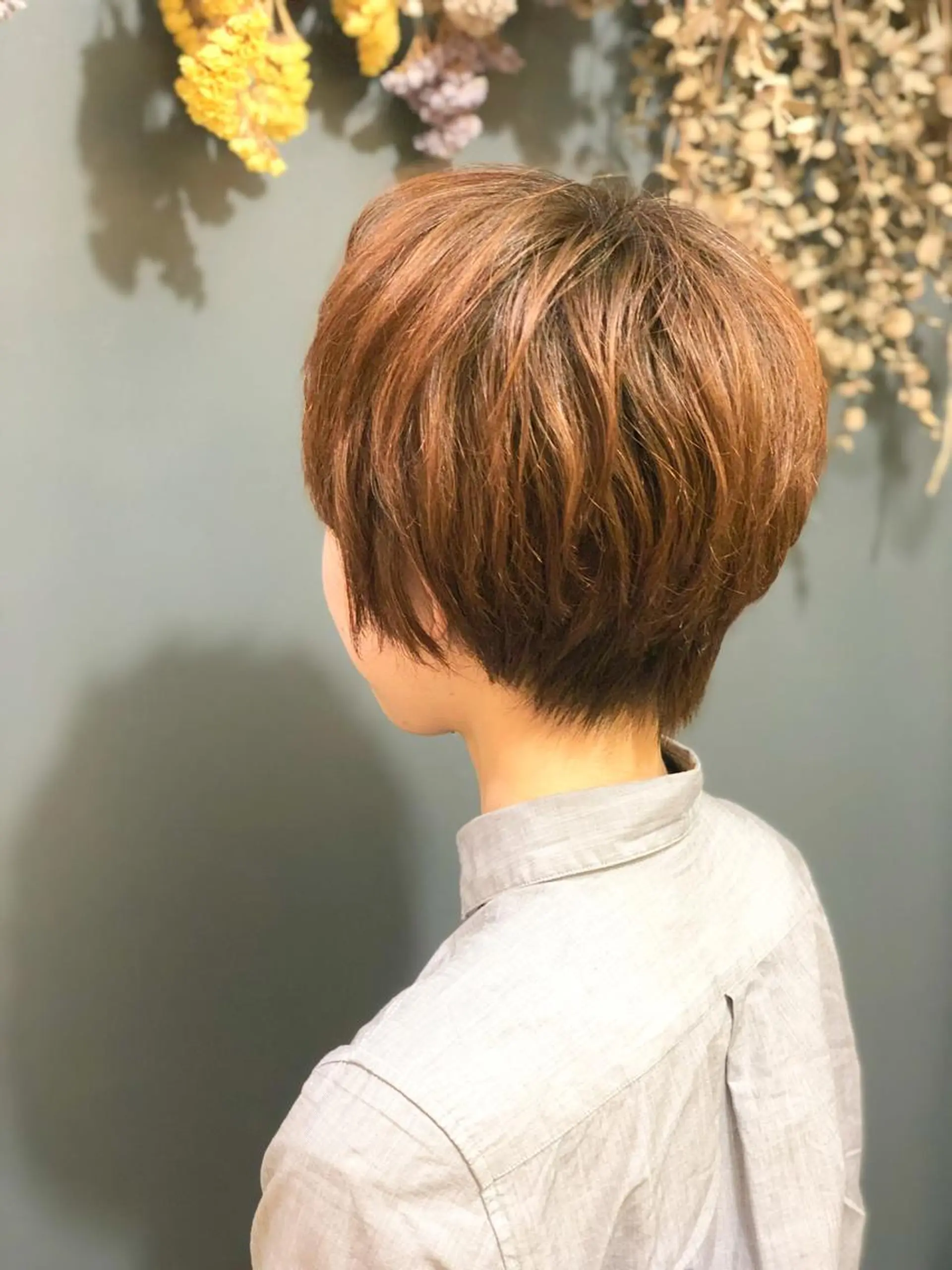 ショート カラー ショートヘア カット ヘアカラー トリートメント 森下 友　Dio...池袋のヘアスタイル