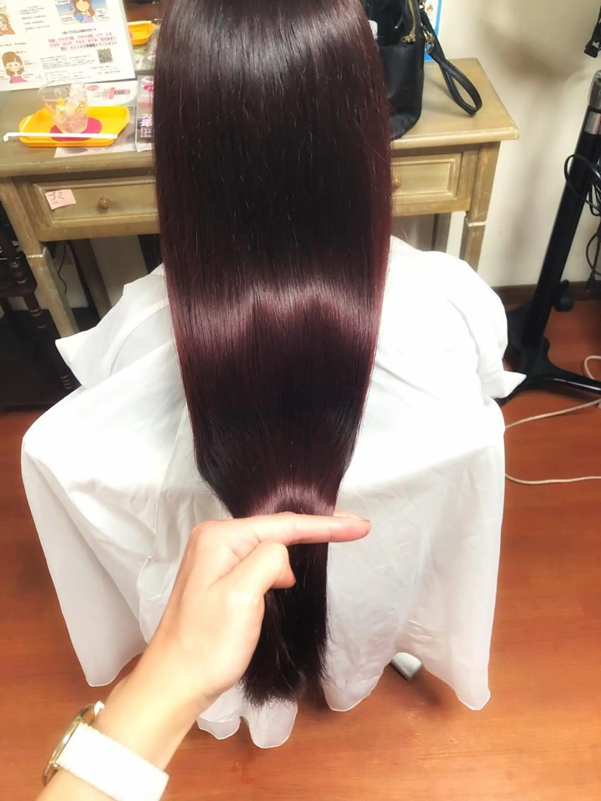 ロング カラー 髪質改善 ロング トリートメント 是枝 さくらのヘアスタイル