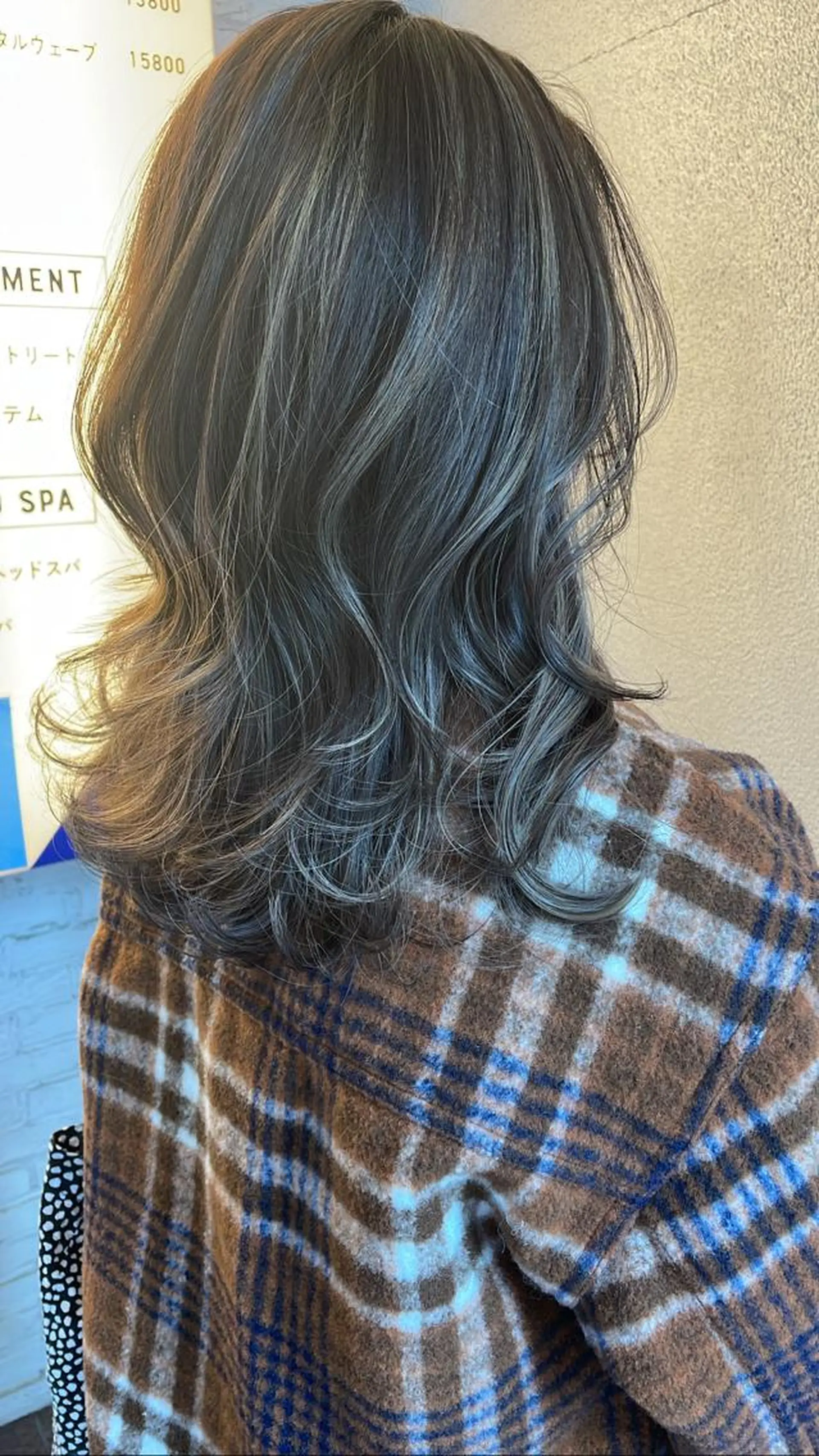 セミロング カット ヘアカラー 店長✂︎森 彩奈のヘアスタイル