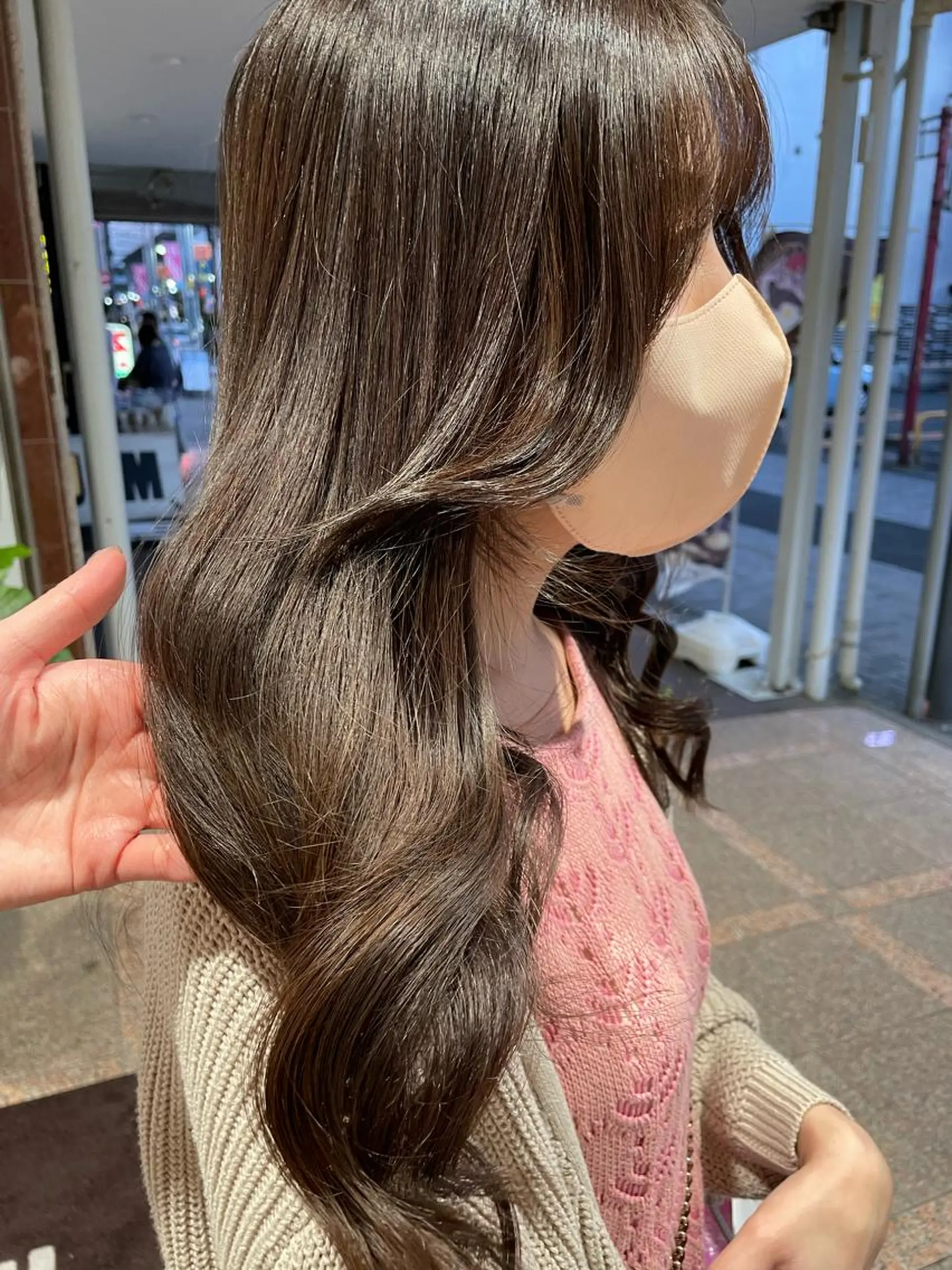 カラー ベージュカラー ヘアカラー ピンクカラー🎀/ ミルクティー🍼花音のヘアスタイル