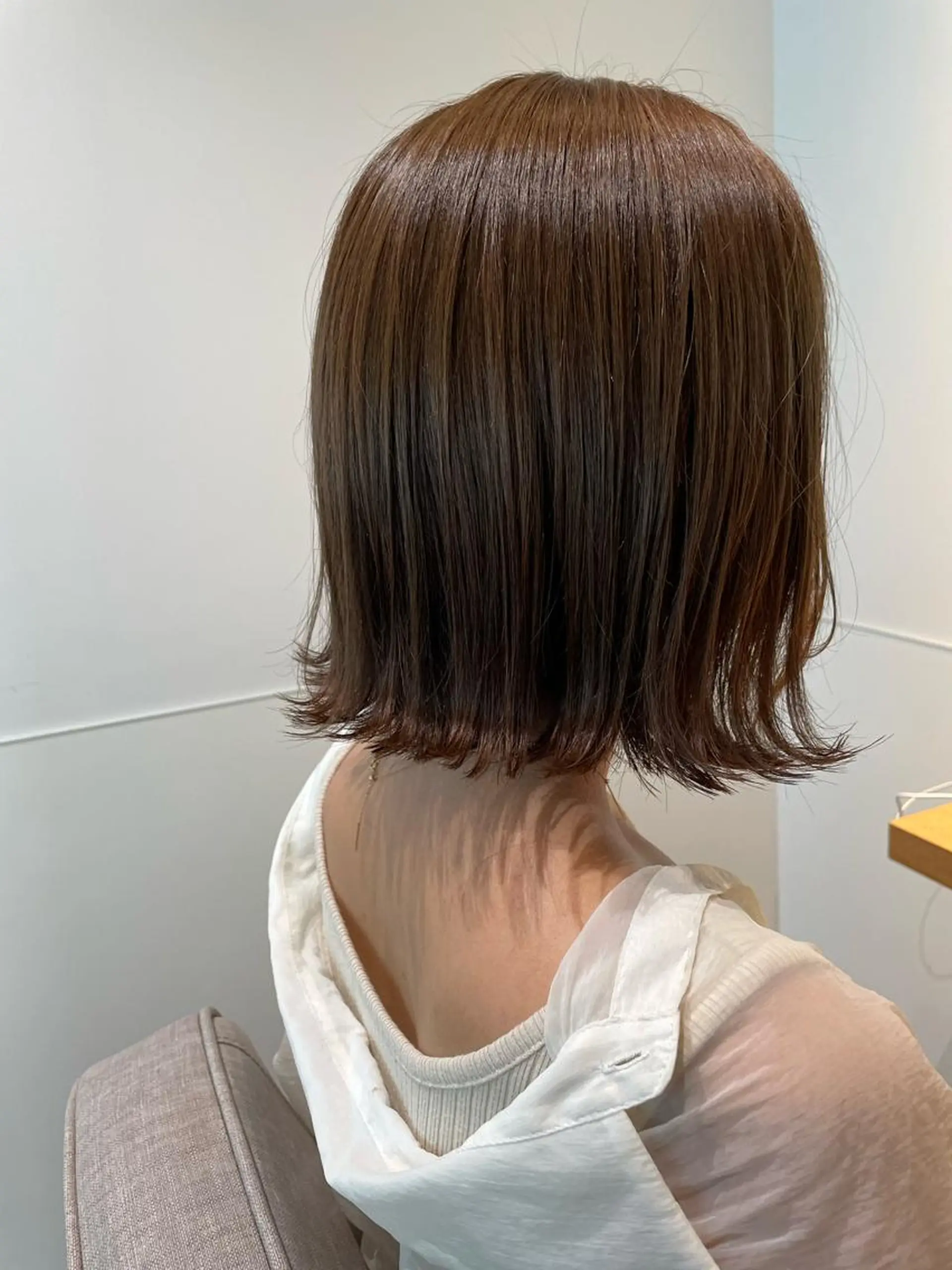 ショート カラー カット ヘアカラー gotoday　shaire　saron所属・miu. ボブ/透け感カラーのヘアスタイル