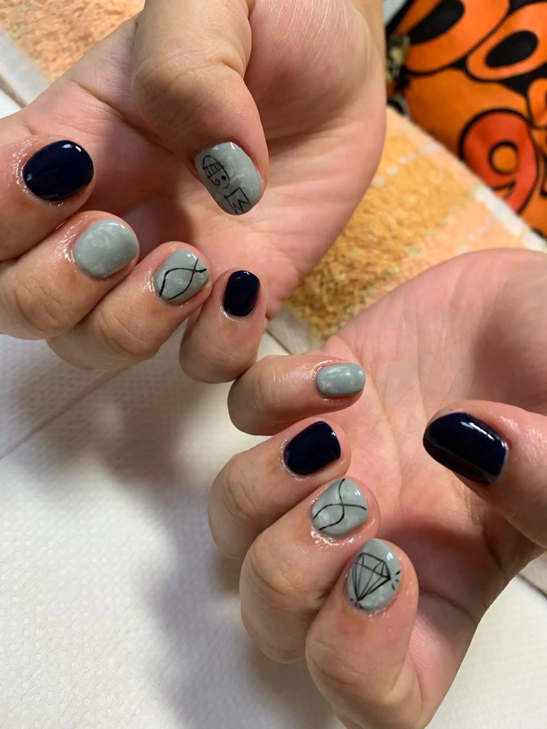 ネイル rukianail 新里のネイルデザイン