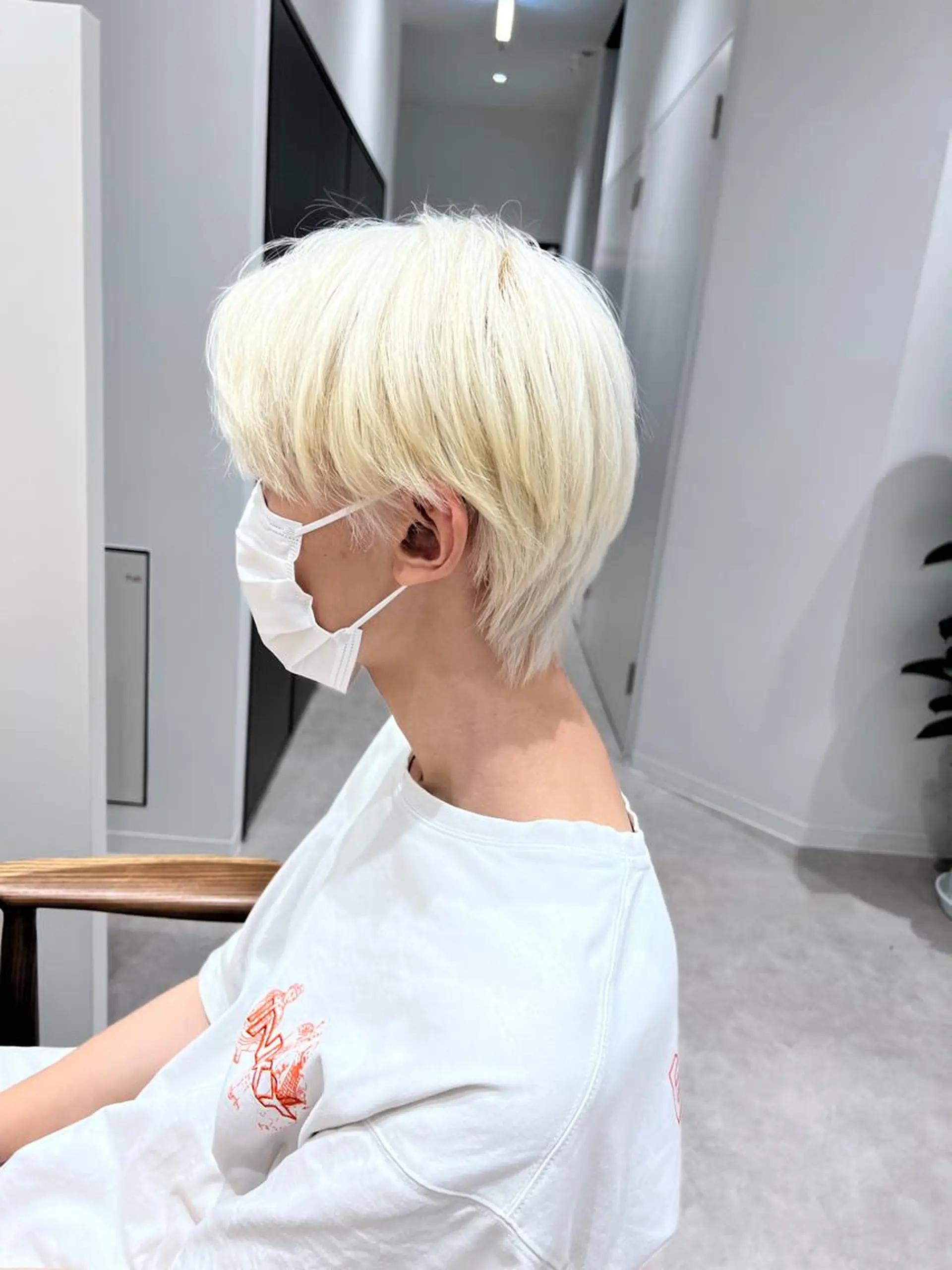 ミディアム メンズ カット ヘアカラー ally hairsalon所属・Emi .のヘアスタイル