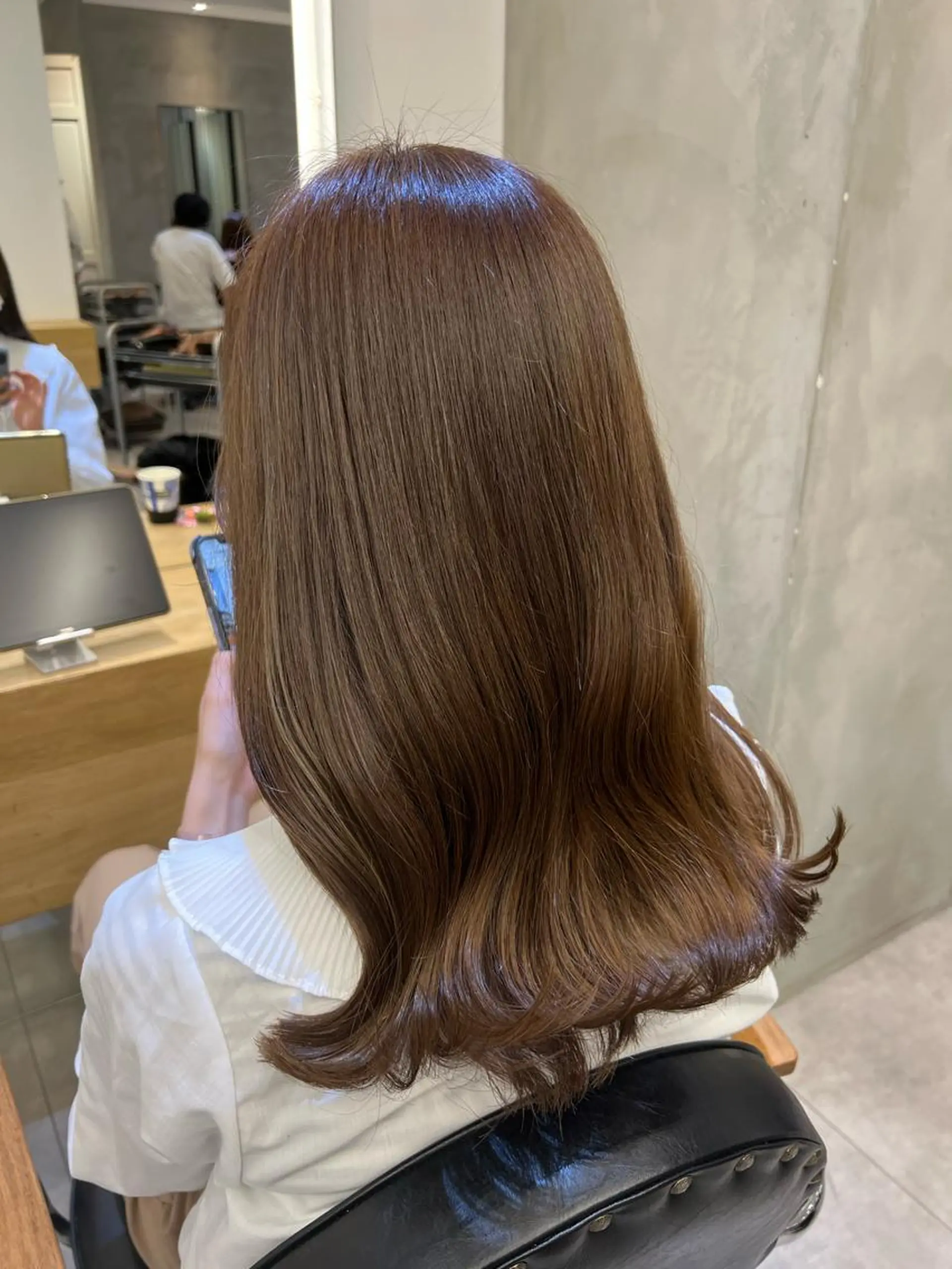 セミロング カット ヘアカラー トリートメント 【渋谷】艶髪特化♡ 艶髪先生のヘアスタイル