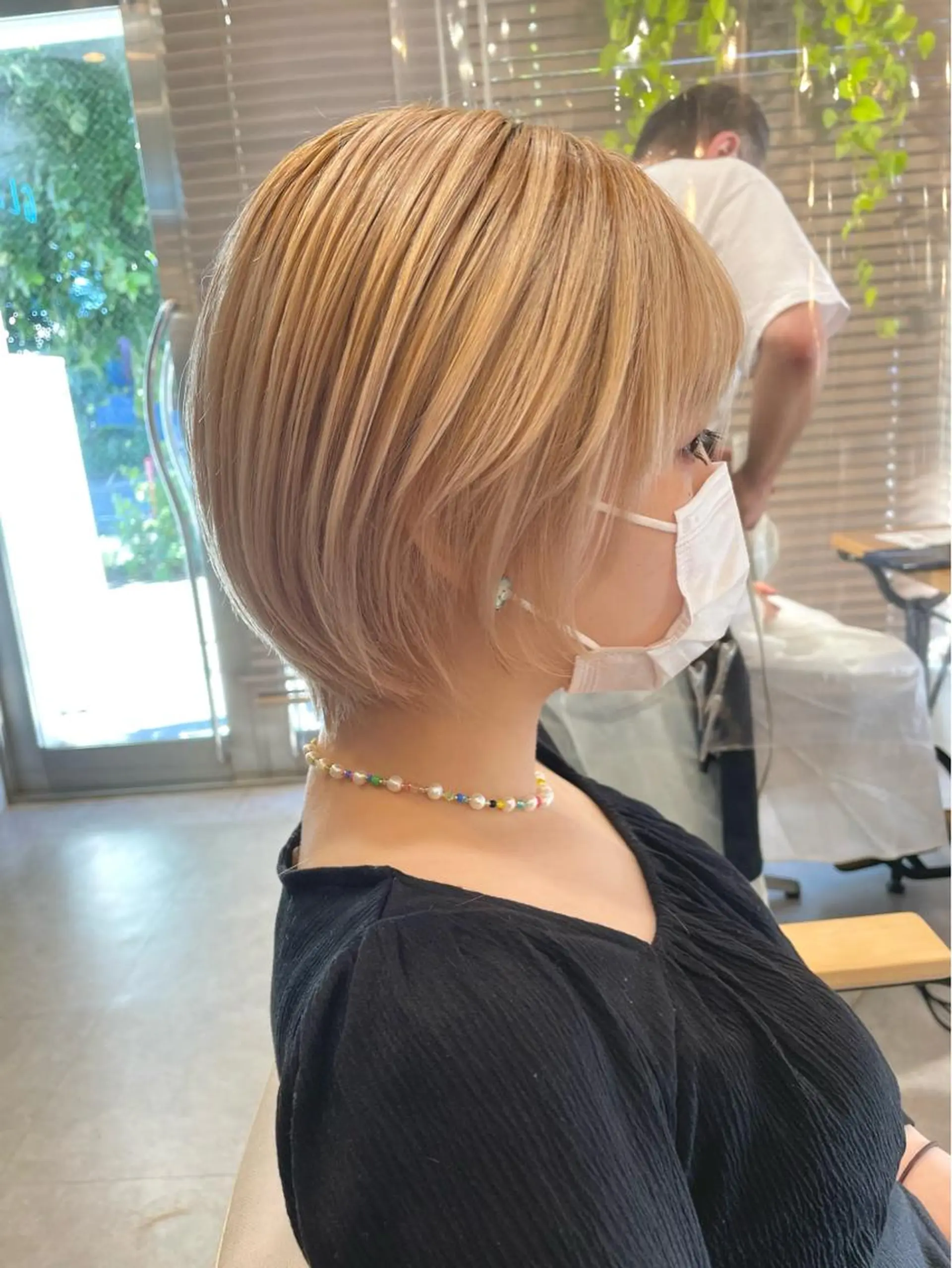 ショート カット ヘアカラー トリートメント 🌈ショートボブ⚪︎ 暖色🌈村山武史のヘアスタイル