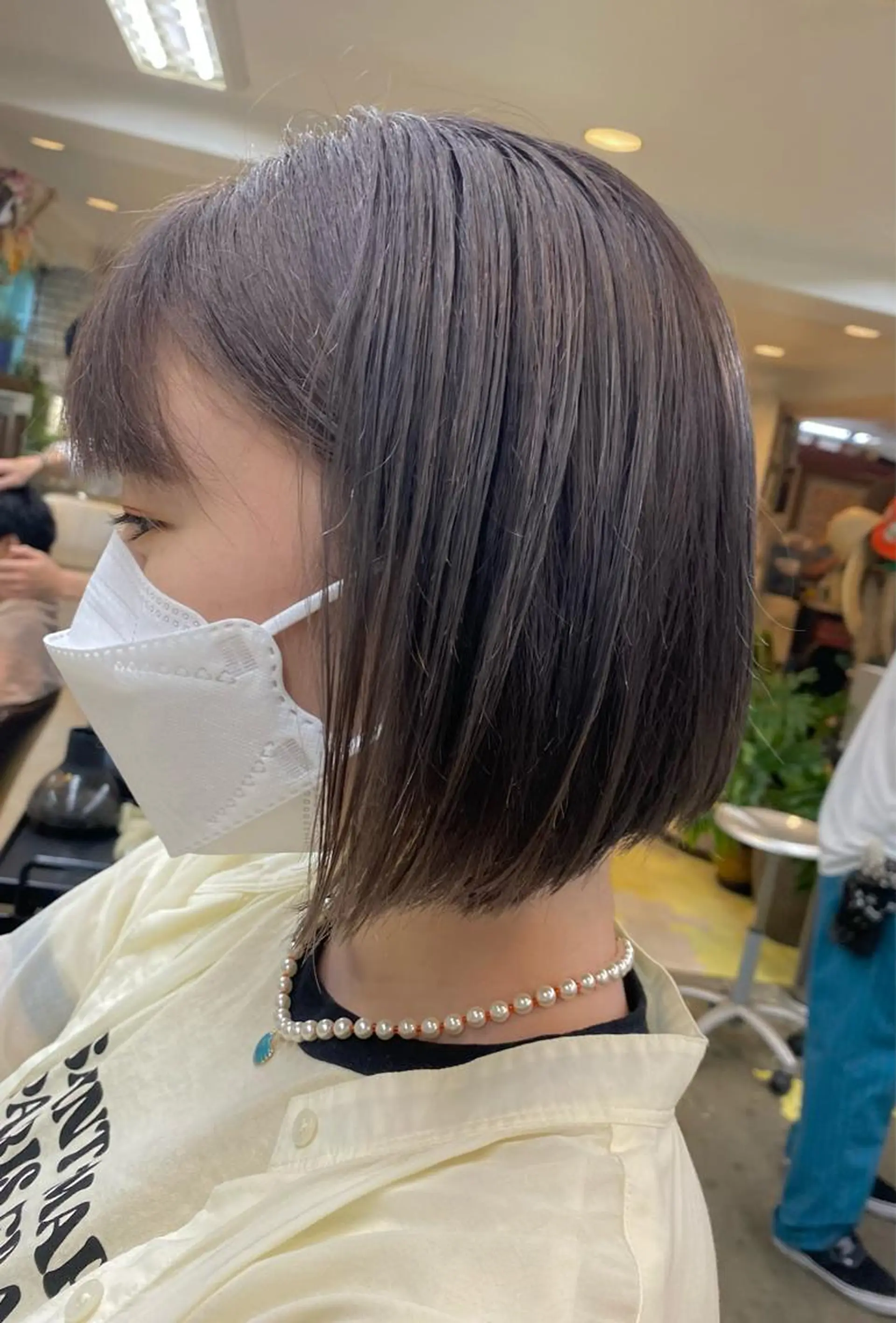 ミディアム パープルカラー カット ヘアカラー LIBRO所属・Moca 〰️のヘアスタイル