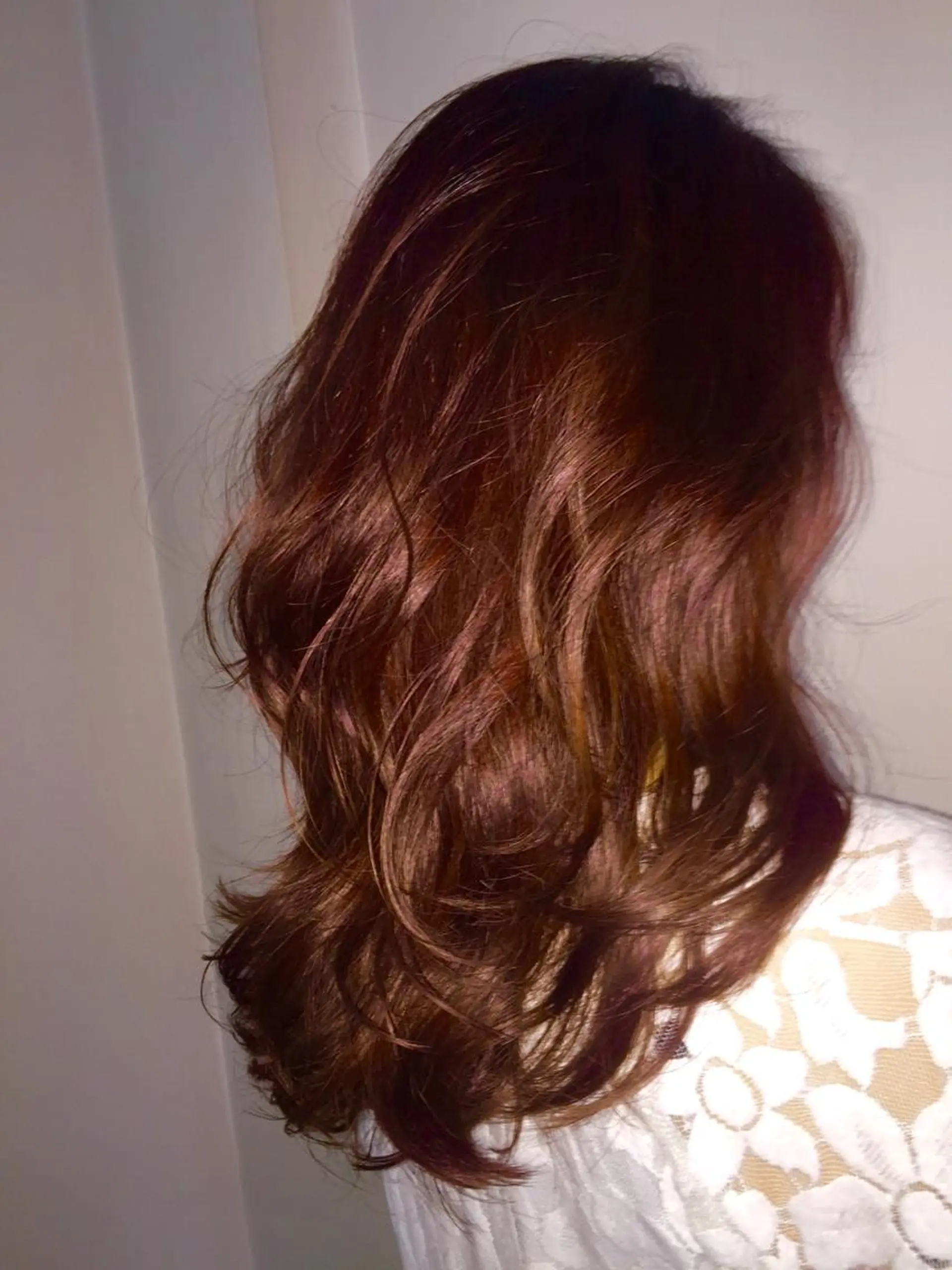 ミディアム セミロング ロング カラー ベージュカラー ピンクカラー ピンクベージュ Heart's所属・若杉 諒のヘアスタイル