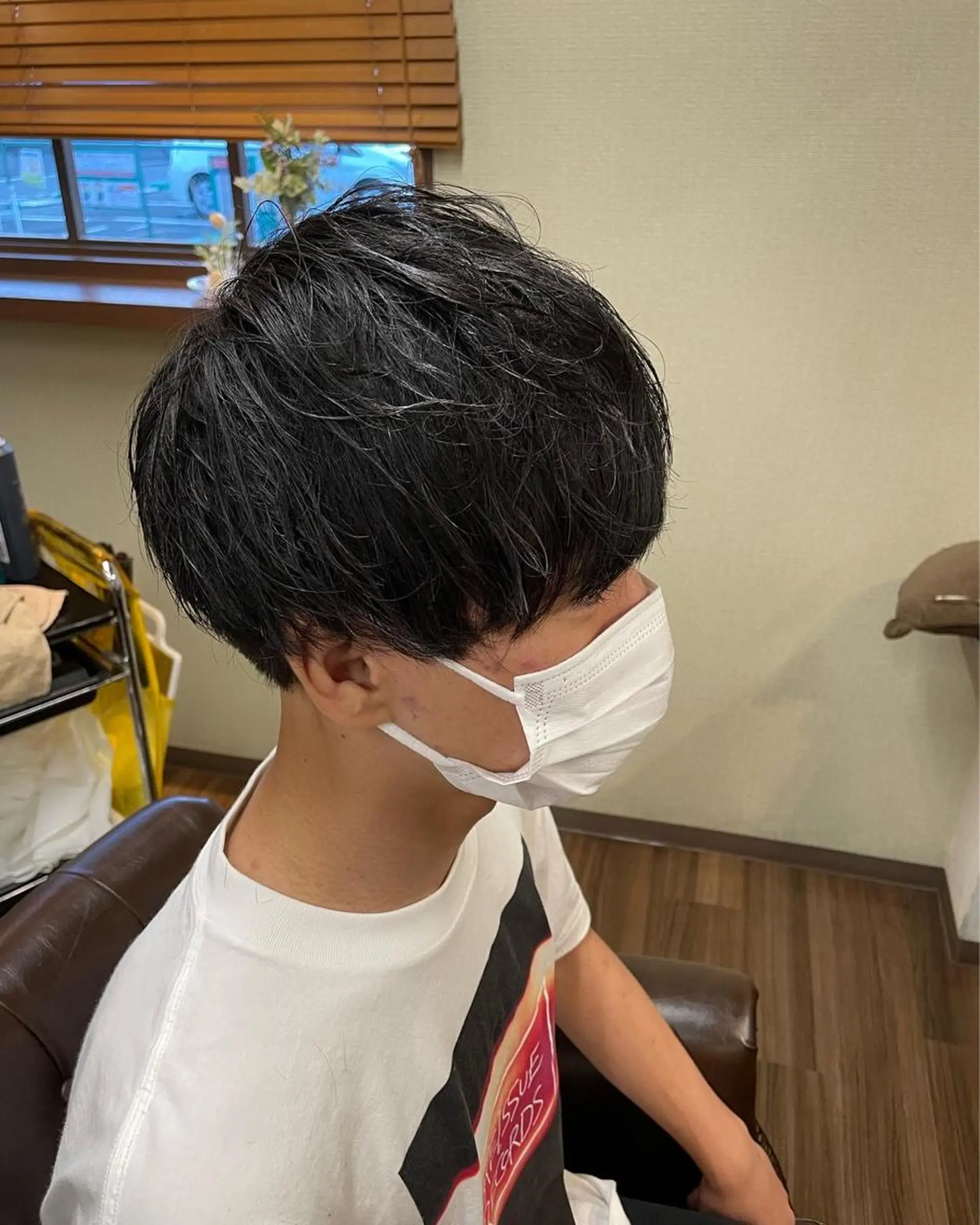 ショート メンズ マッシュ カット 山本 純平のヘアスタイル