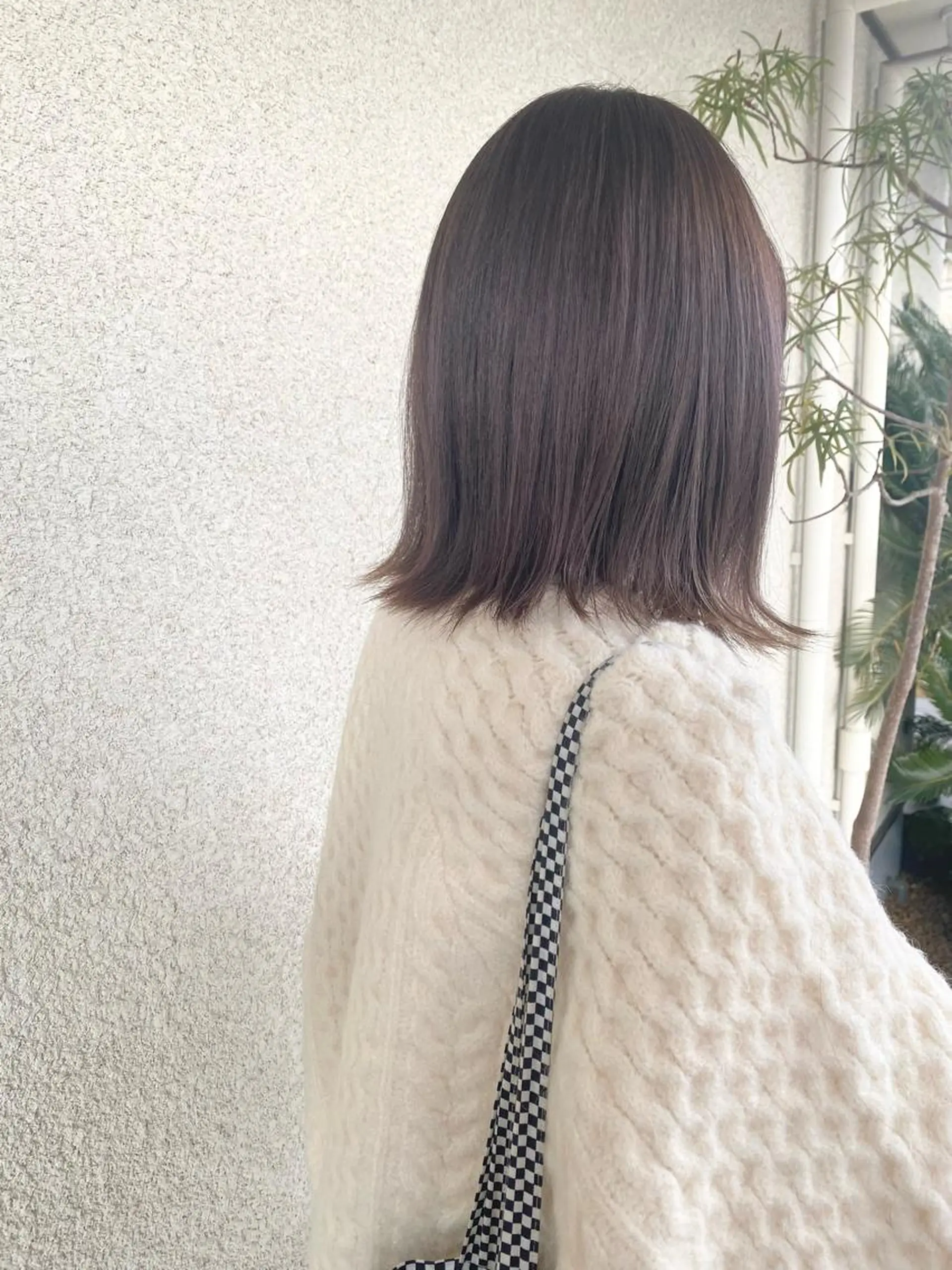 ミディアム ハイライト カット ヘアカラー トリートメント 桑原 菜摘のヘアスタイル