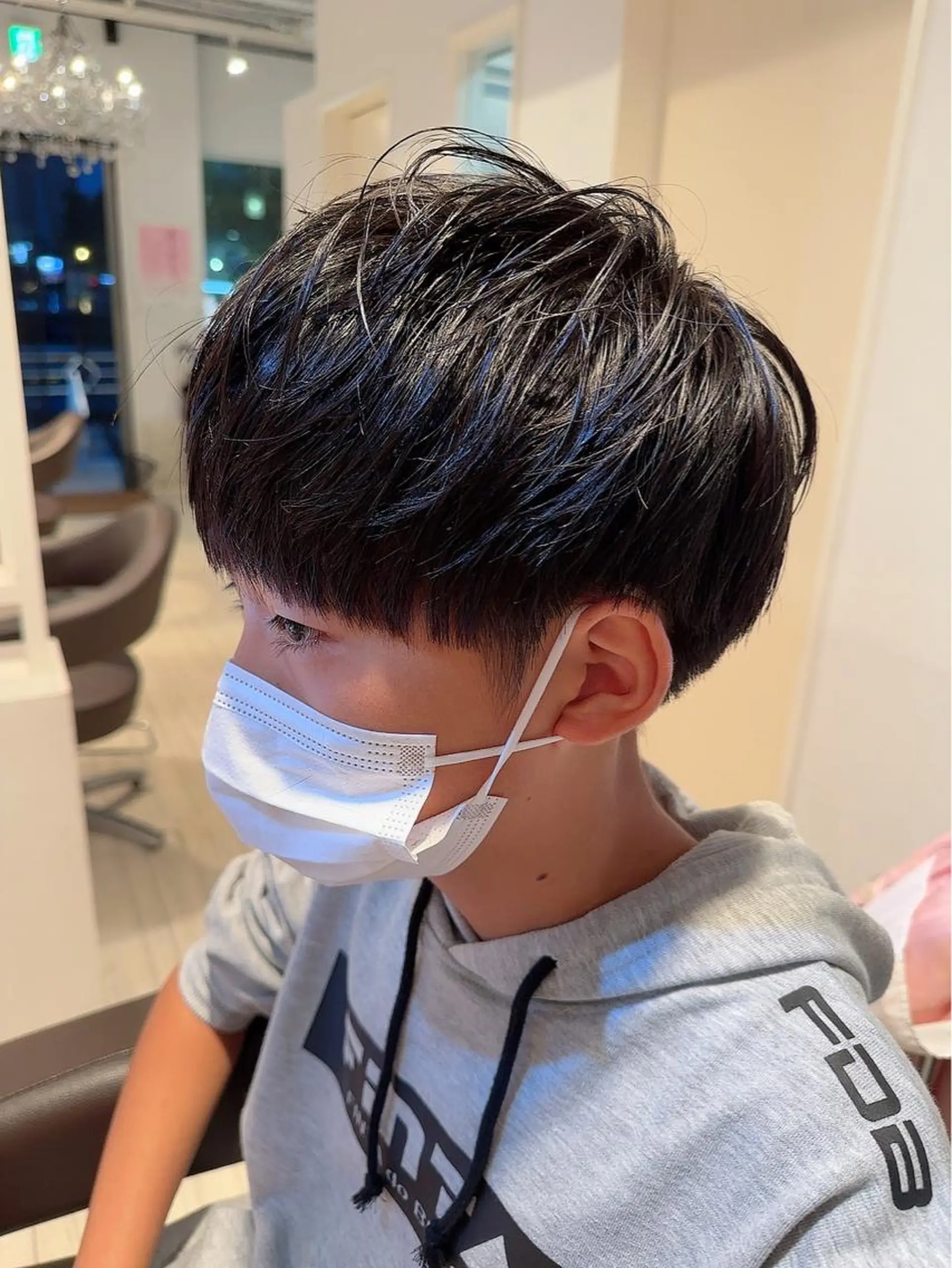 メンズ カット 髪質改善&ストレート ‪✂︎‬鈴木青樹のヘアスタイル