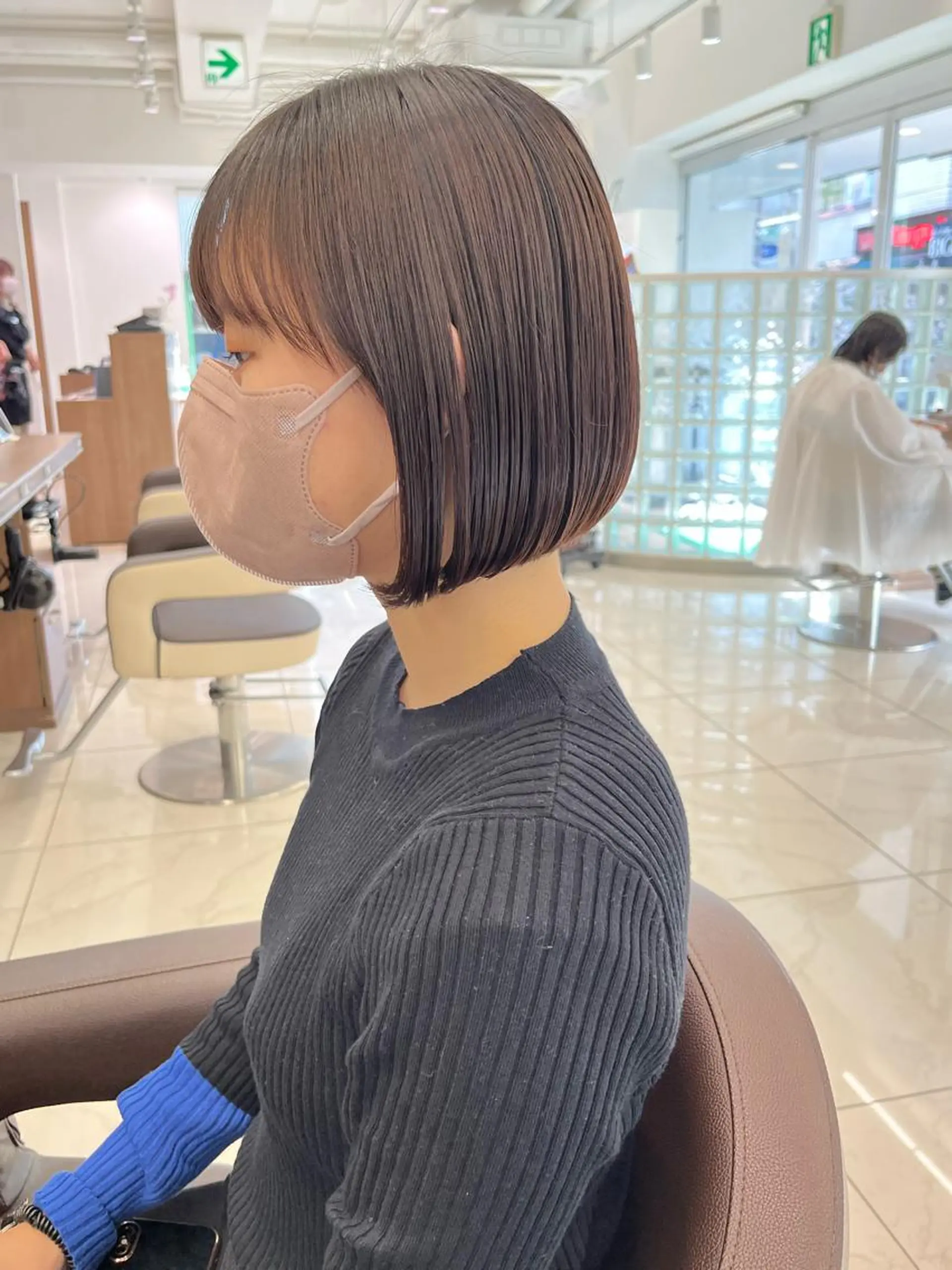 ショート カラー カット ヘアカラー 西山梨々/ボブ/ ショート/レイヤーのヘアスタイル