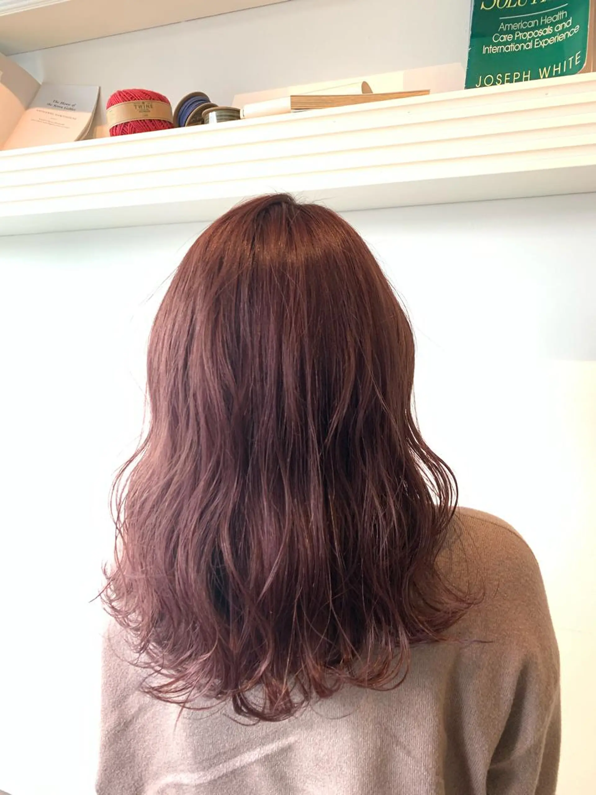 セミロング ヘアカラー トリートメント ヘッドスパ ヘアセット 山口 竣也のヘアスタイル