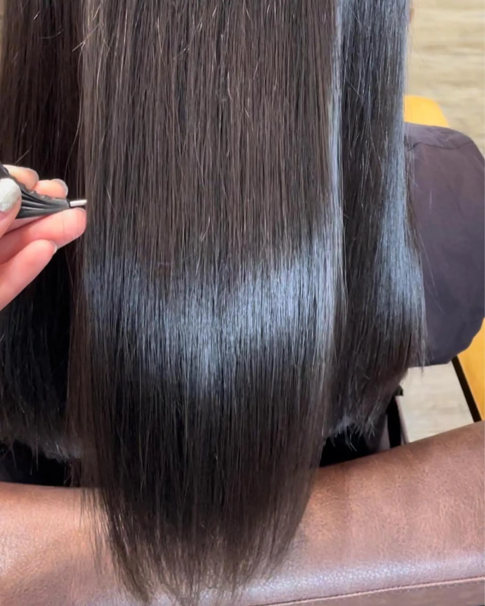 ロング カラー 縮毛矯正 トリートメント 透けるカラー💐 maeのヘアスタイル