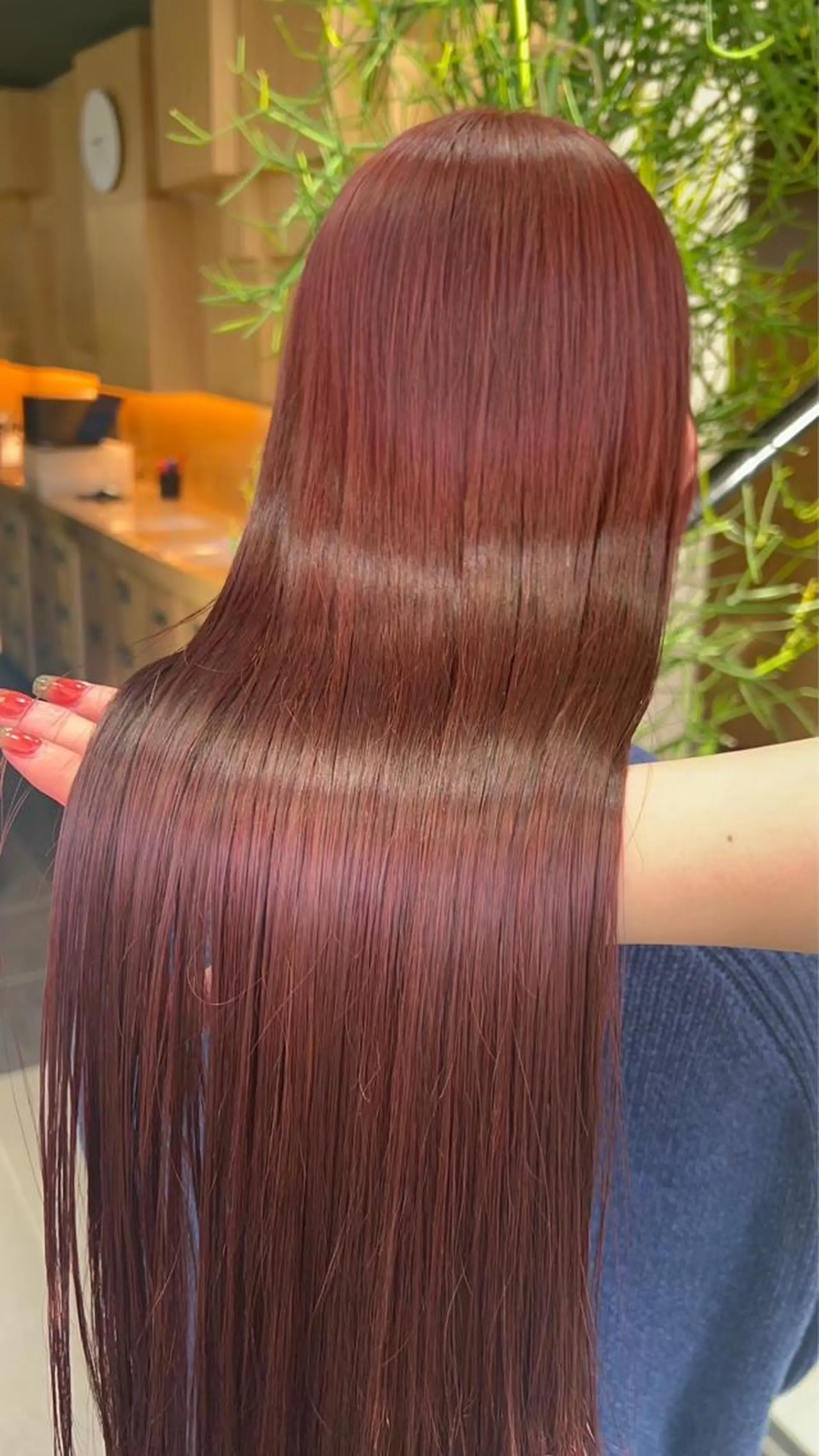 セミロング カラー トリートメント メンズカットパーマ 【フェザーパーマ】のヘアスタイル
